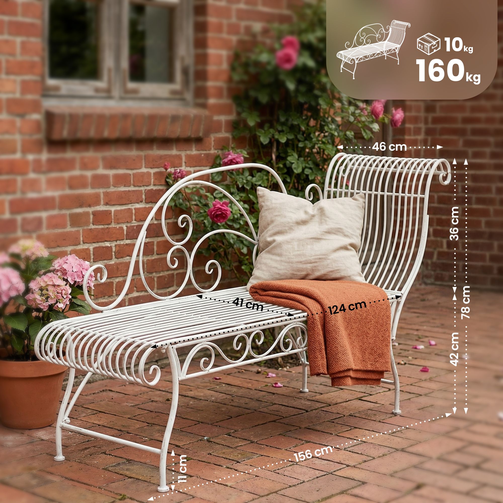 Banc de jardin Karma robustesse style et confort pour votre extérieur
