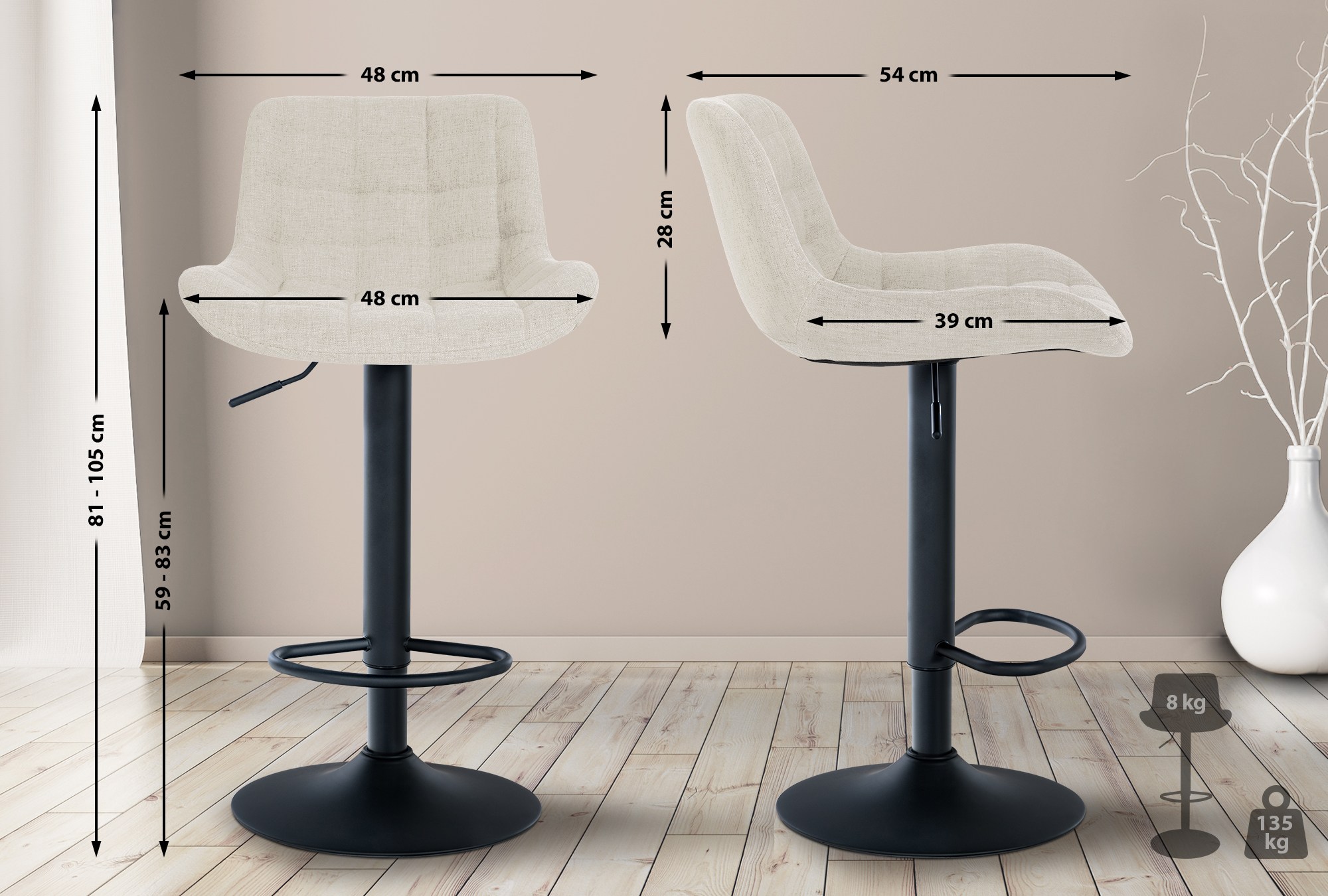 Tabouret de bar Tover