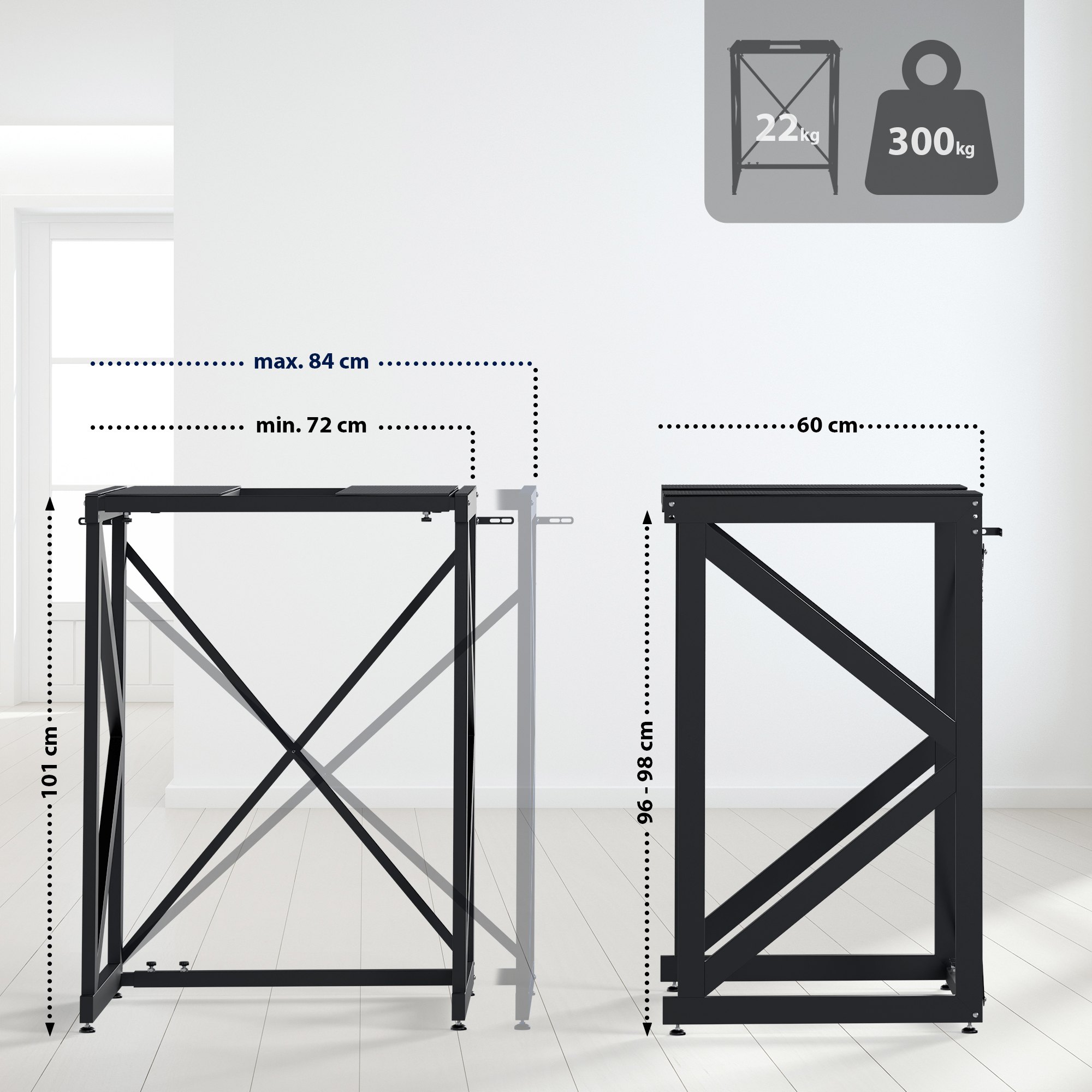 Étagère pour machine à laver Caleb