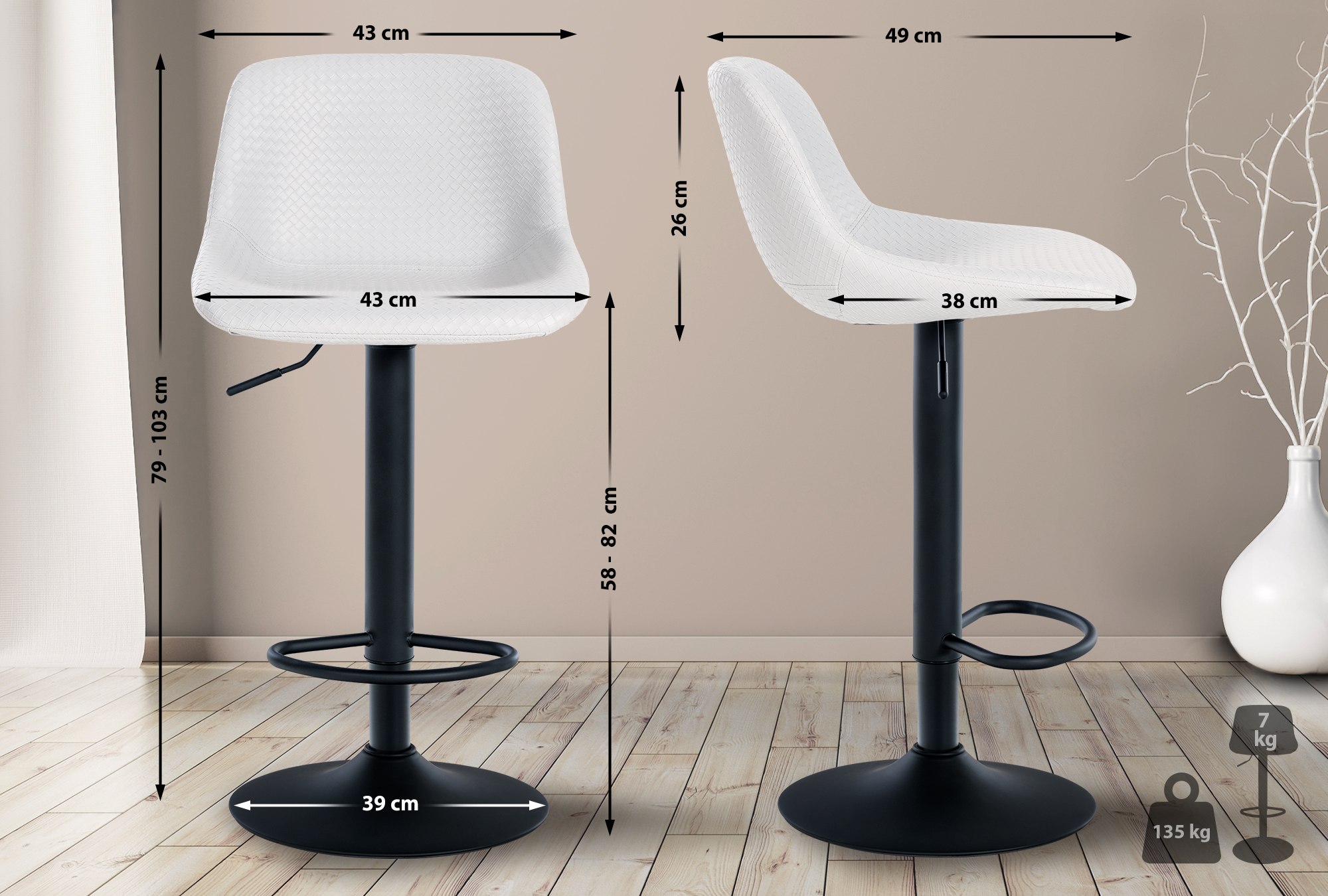 Tabouret de bar Loft