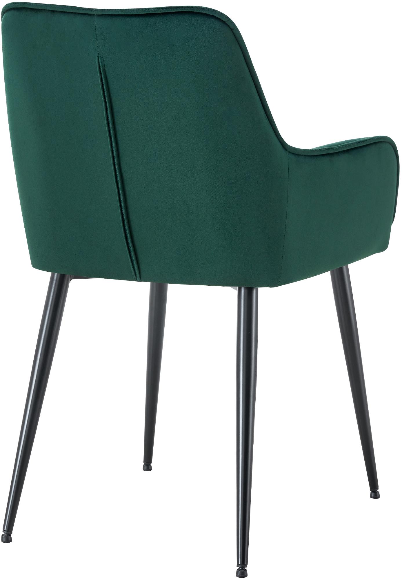 Lot de 2 chaises de salle à manger Ferndale velours
