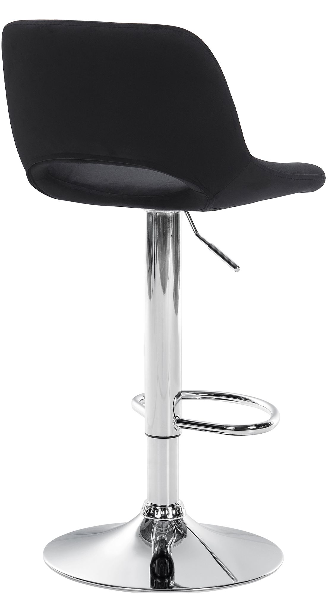Lot de 2 tabourets de bar Camden velours