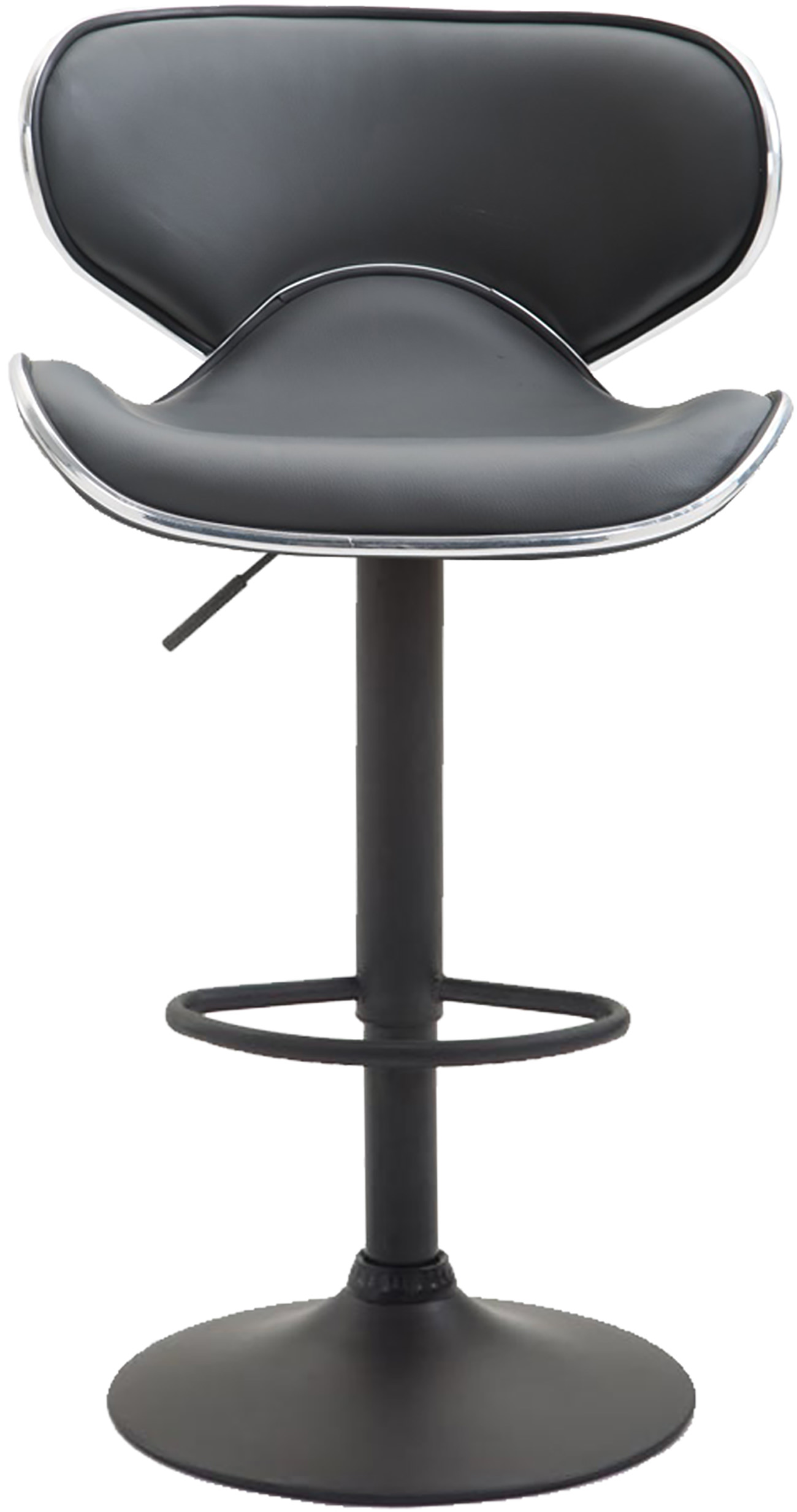Tabouret de bar Las Vegas V2 similicuir avec pied en métal