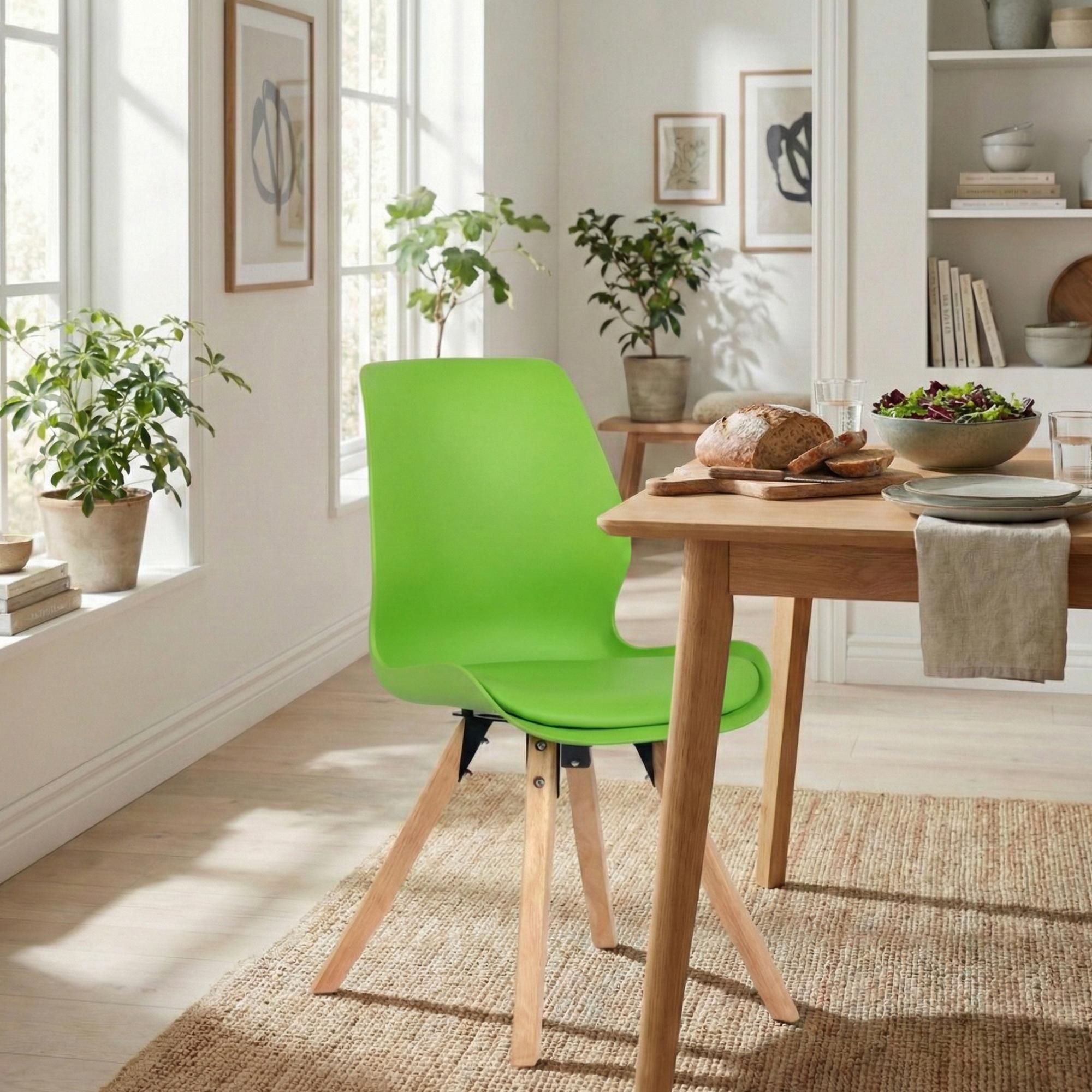 Lot de 2 chaises de salle a manger Luna