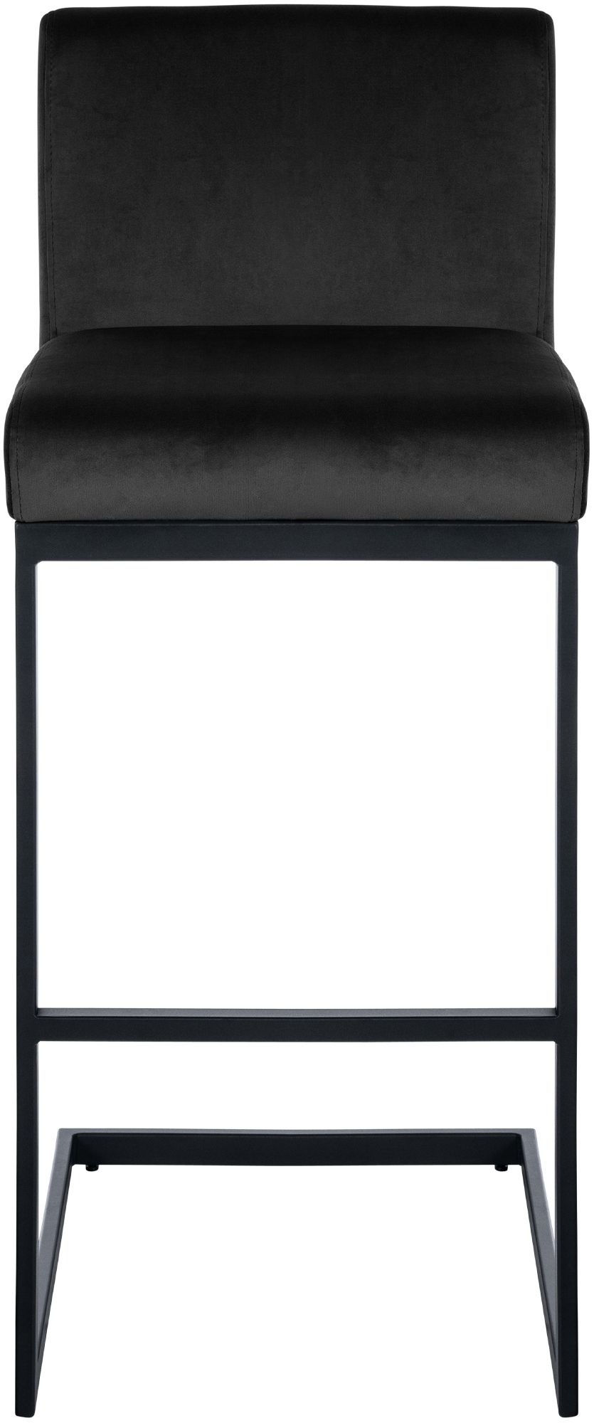 Lot de 2 tabourets de bar Hopewell en velours