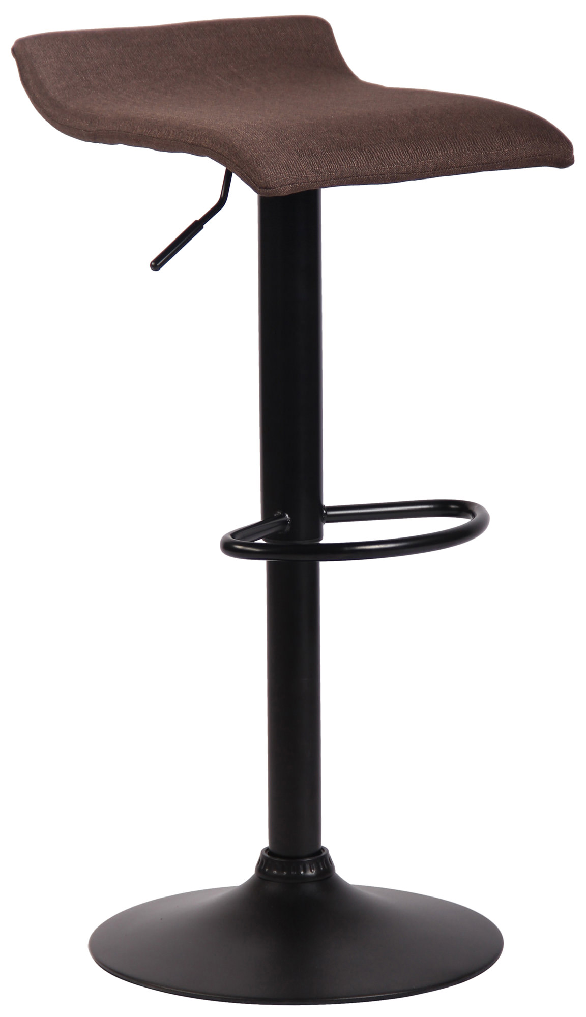Tabouret de bar Dyn V2 tissu avec pied en métal