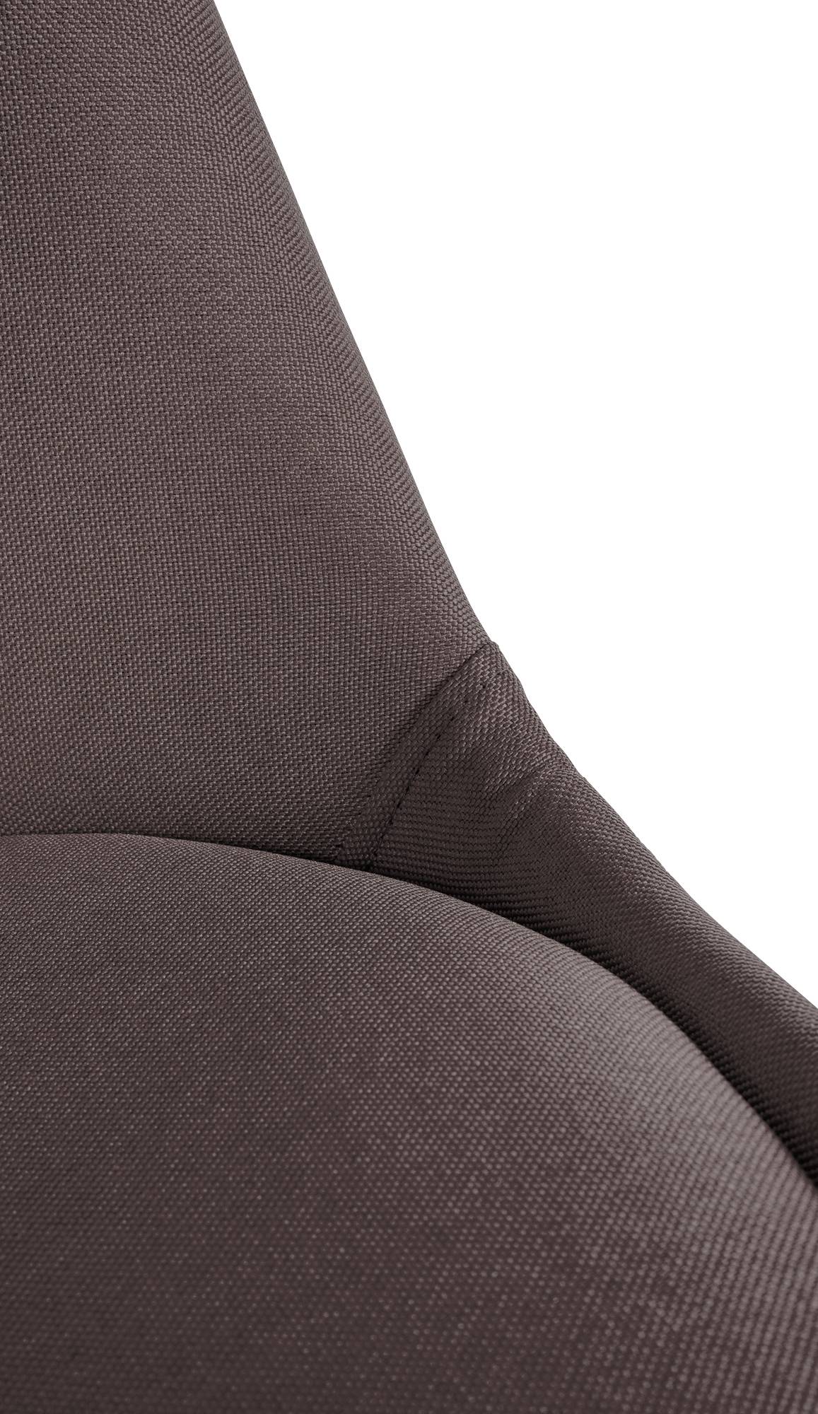 Lot de 4 chaises de salle à manger Sofia en tissu Pieds en bois