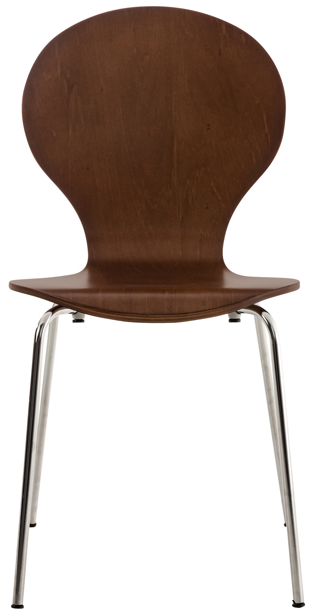 Lot de 4 chaises empilables en bois Diego