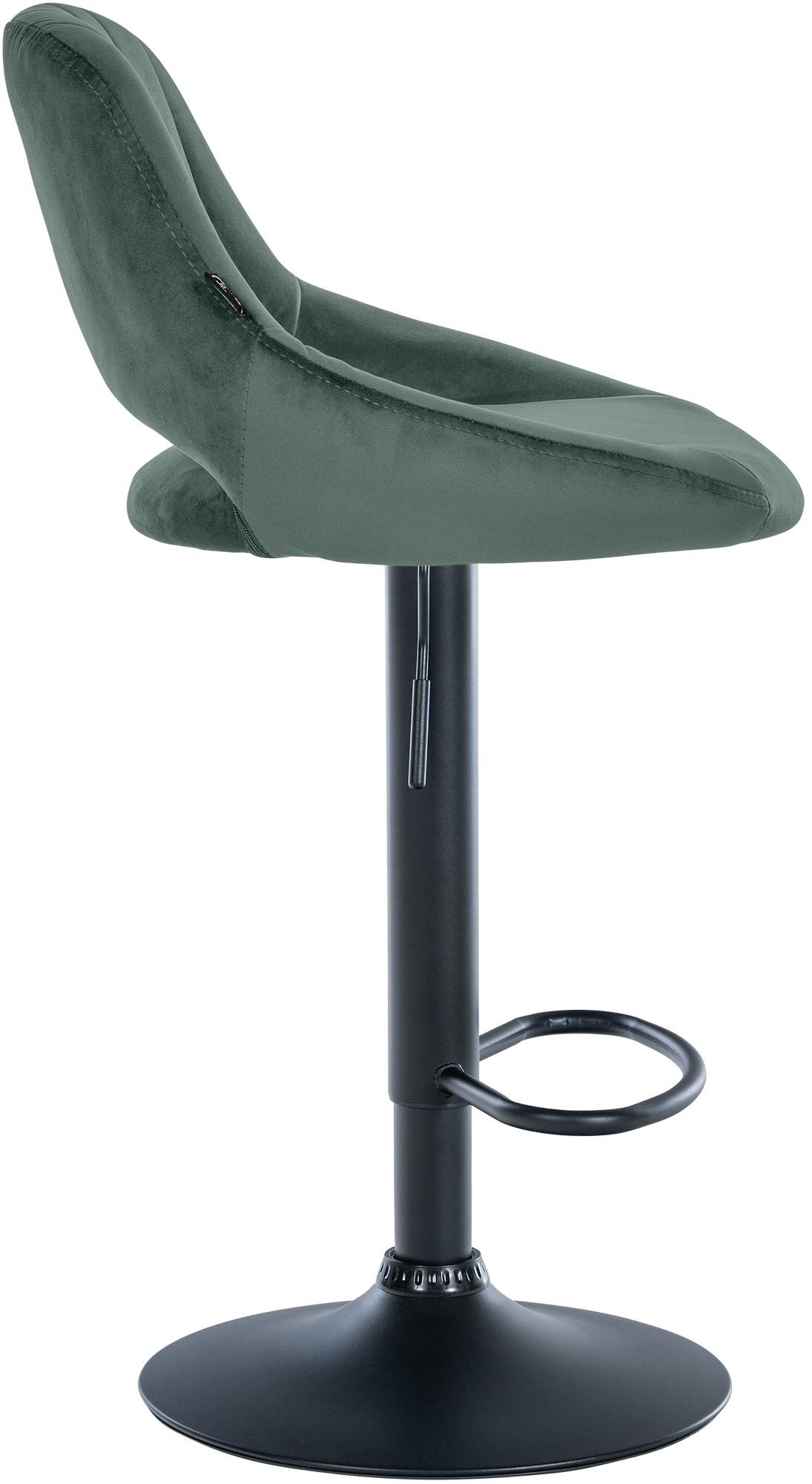 Tabouret de bar Milet en velours