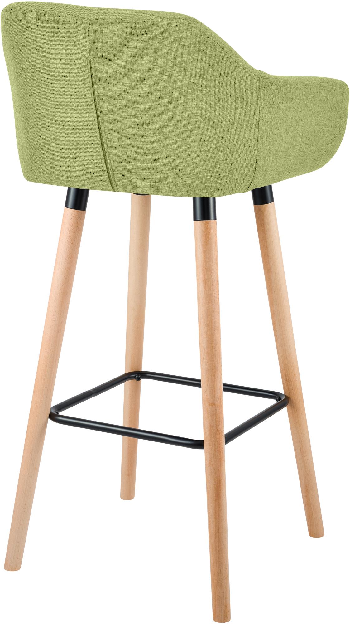 Lot de 2 tabourets de bar Grant en tissu