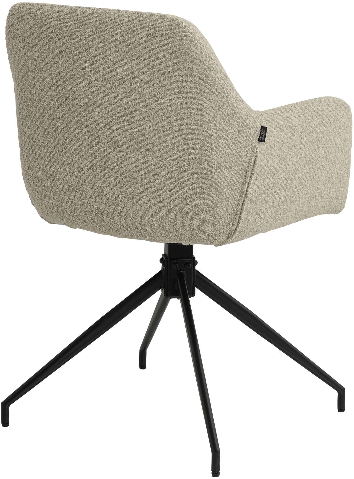 Lot de 2 Chaises de Salle à Manger Merlinda en Tissu Bouclette