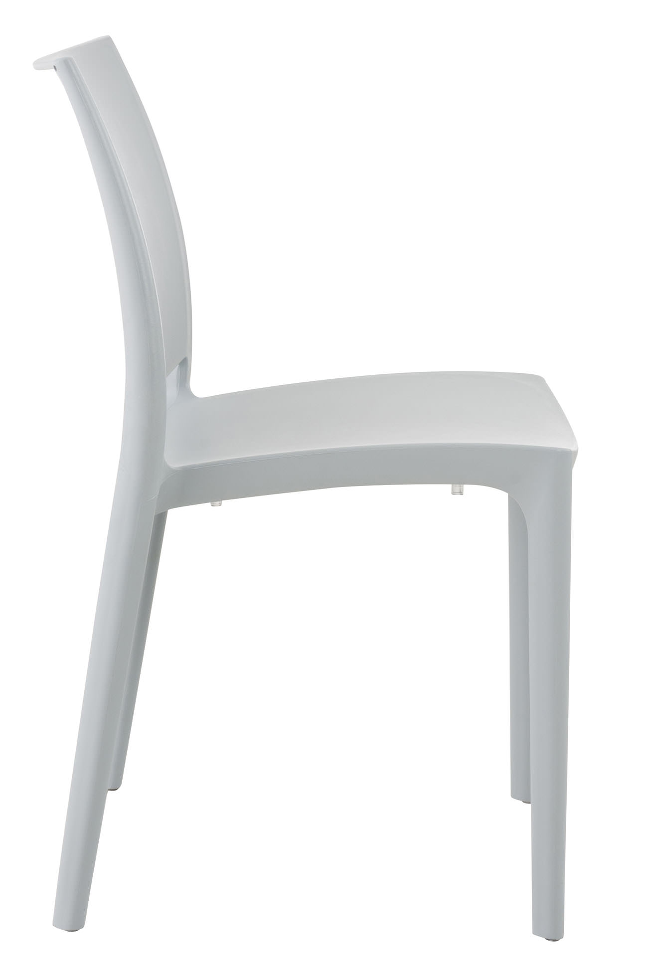 Lot de 2 chaises de jardin empilables Maya en plastique