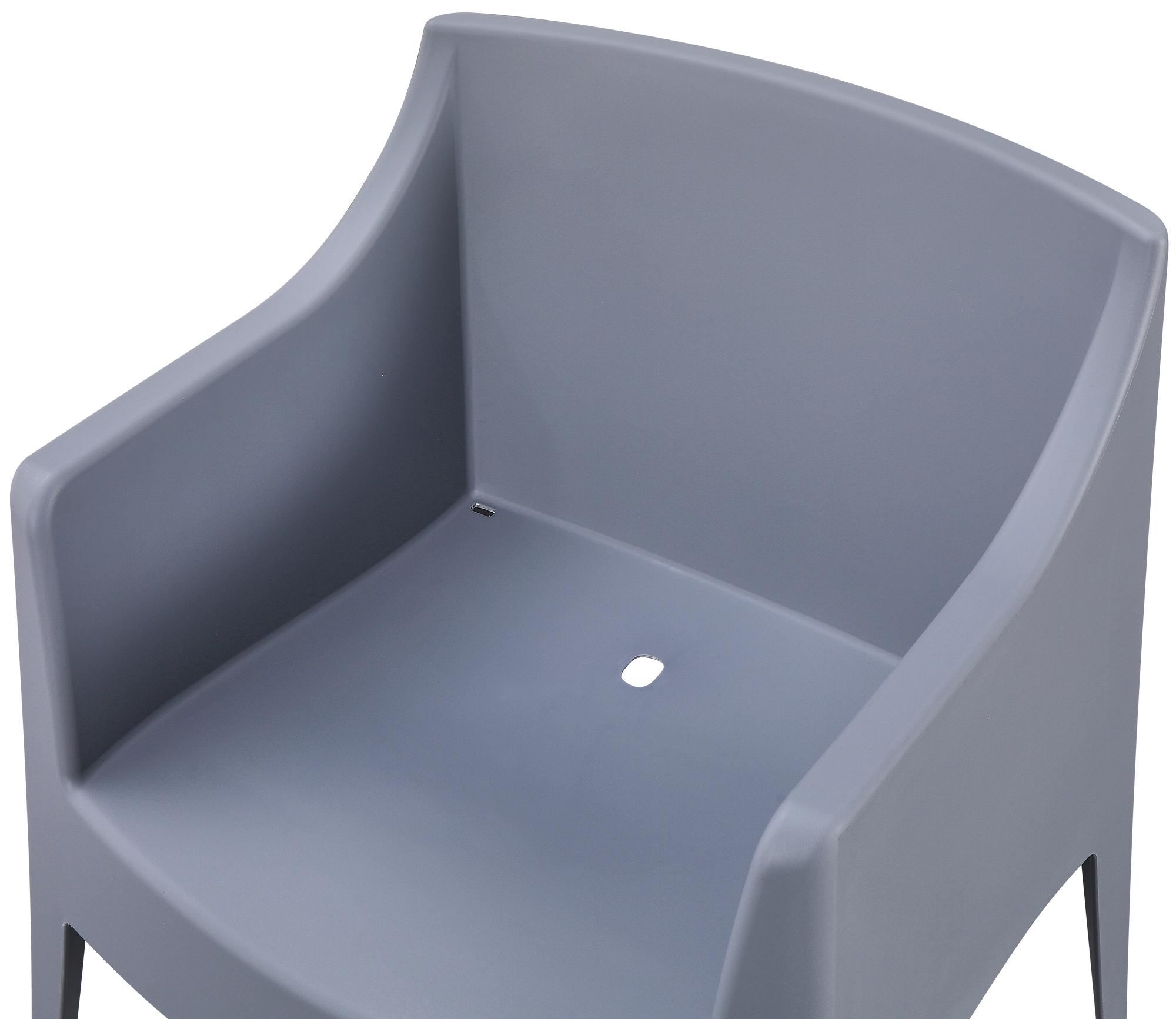Ensemble de 4 chaises de jardin Bartal