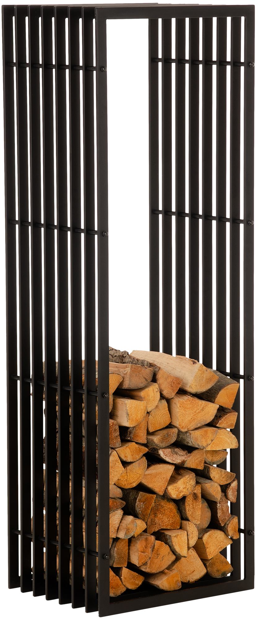 Porte-bûches Irving Noir mat