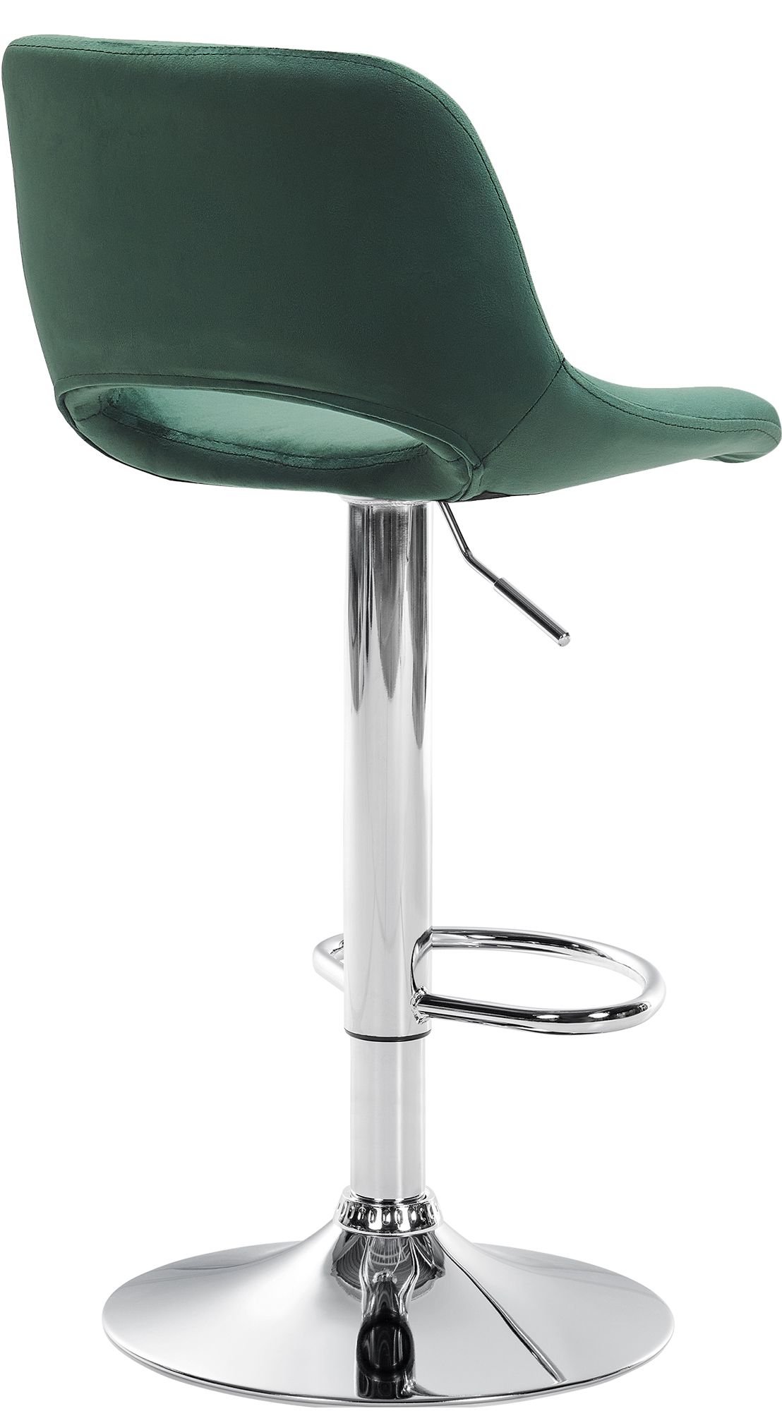 Lot de 2 tabourets de bar Camden velours