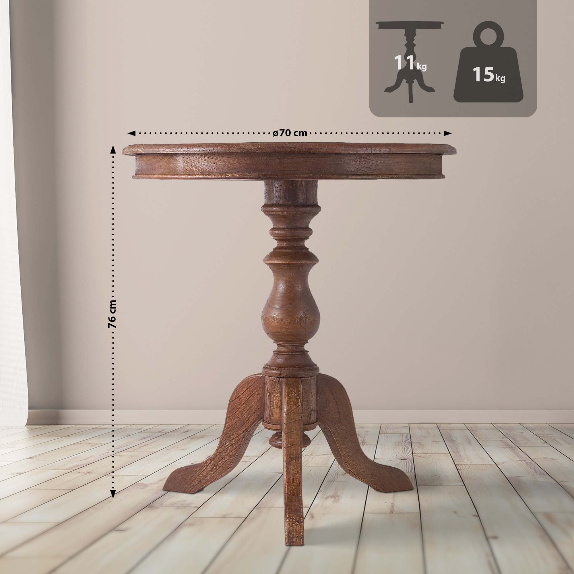 Table d'appoint Wiva 70 cm