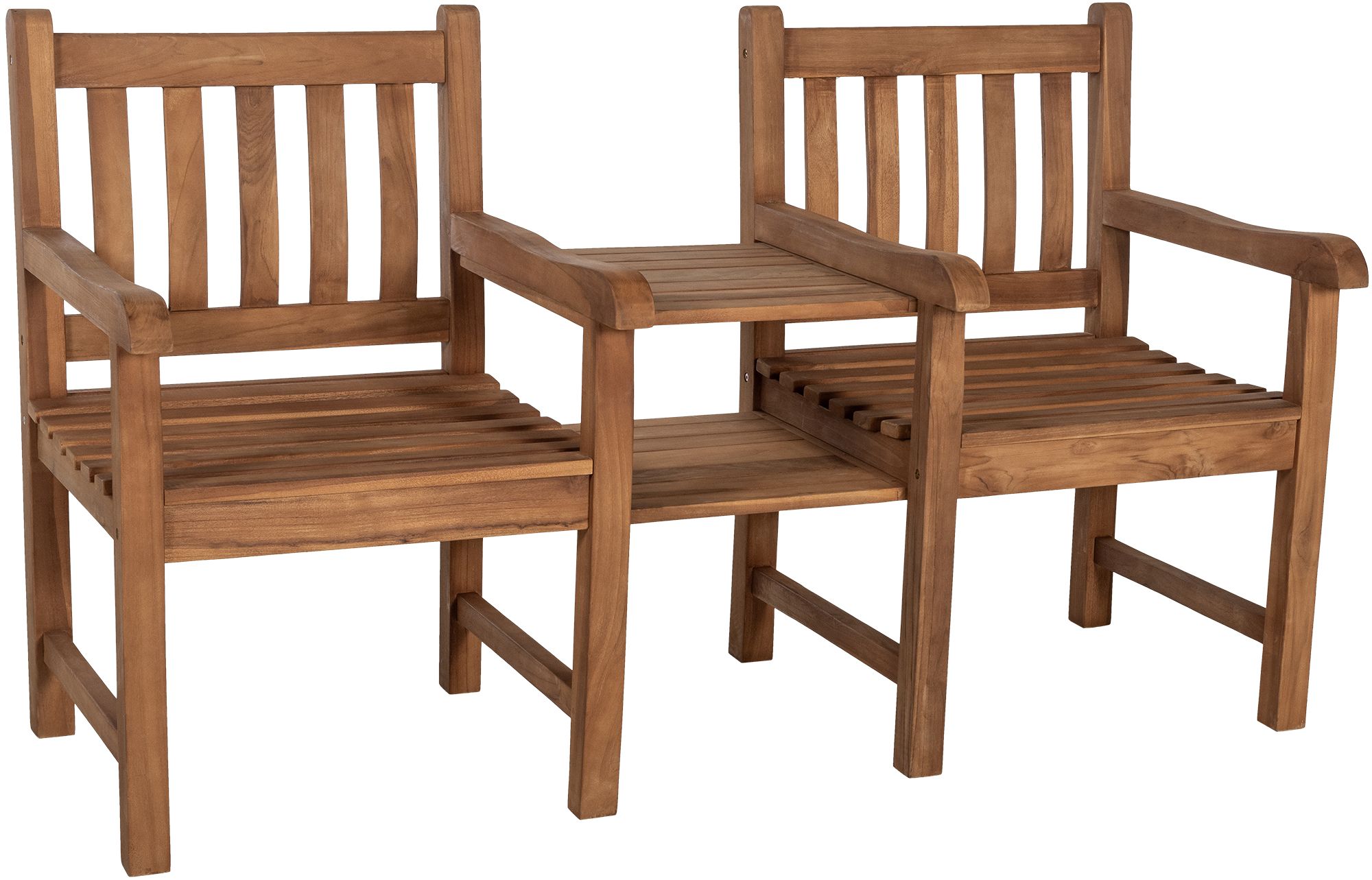 Banc en teck Lior avec table integrée