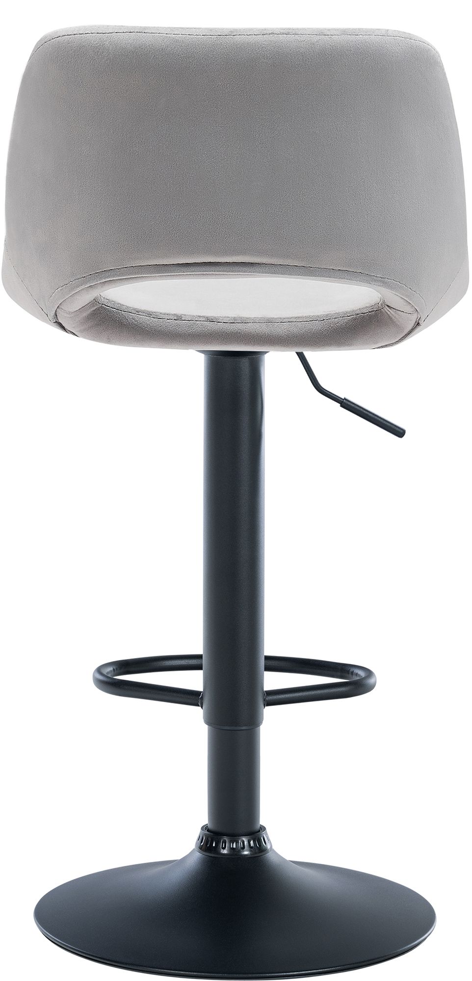 Lot de 2 tabourets de bar Camden velours