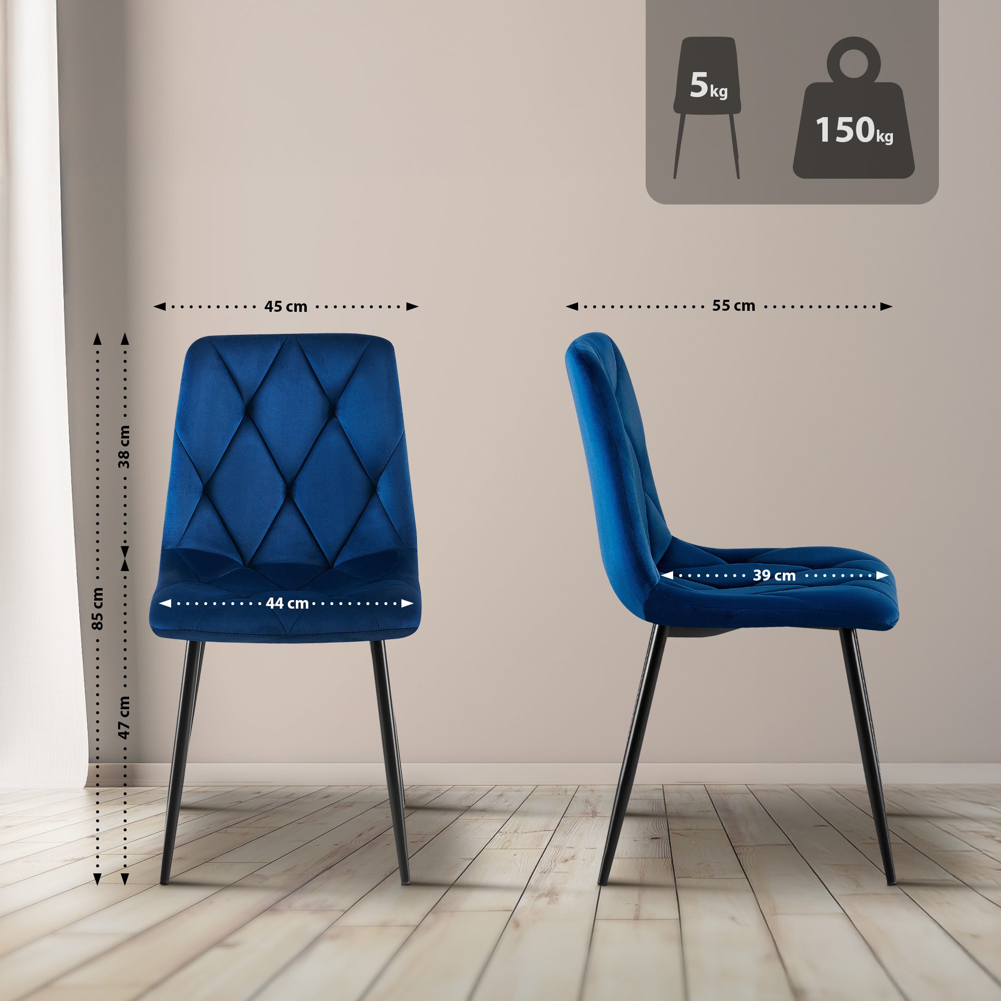 Chaise de salle à manger Clairton