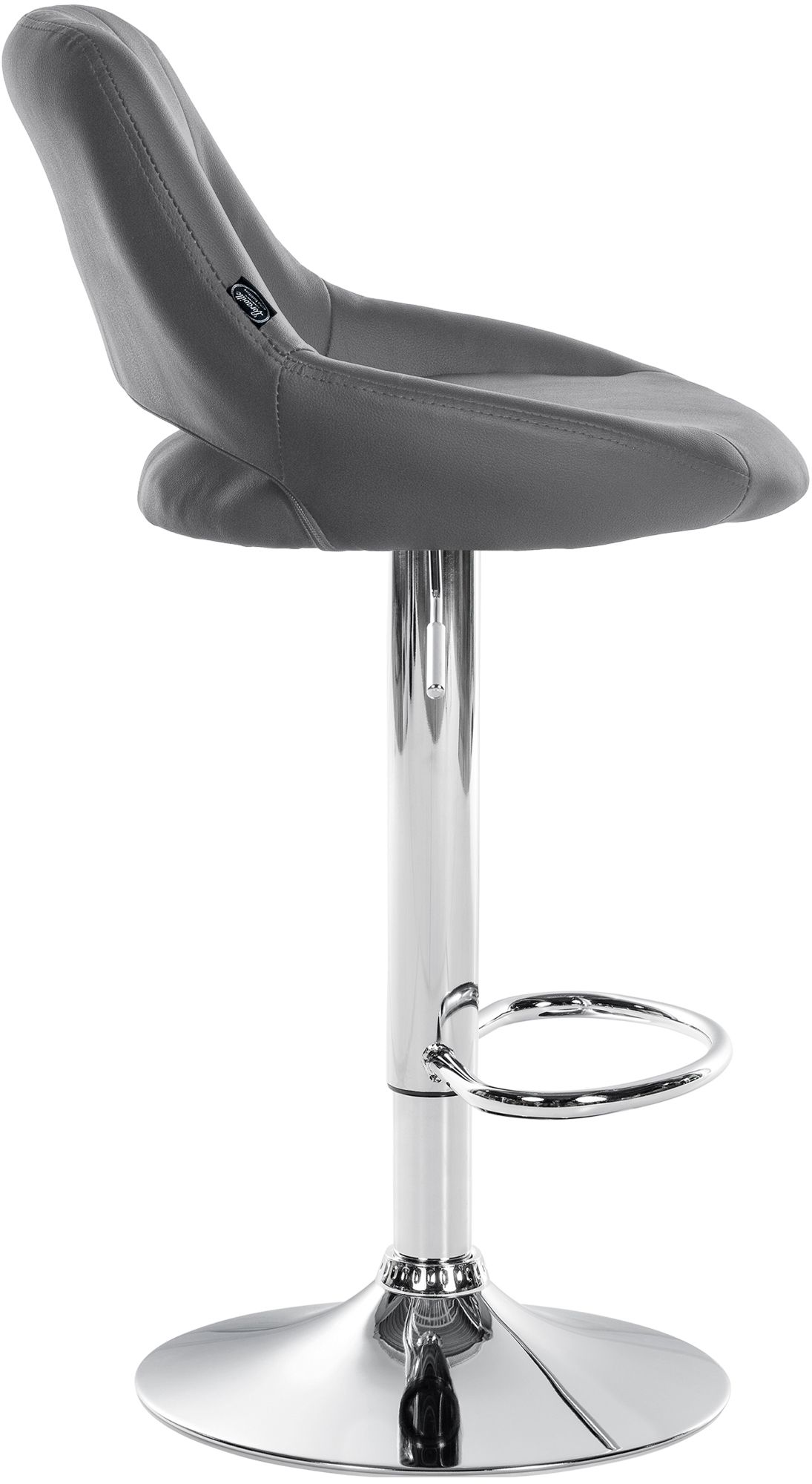 Tabouret de bar Milet en similicuir