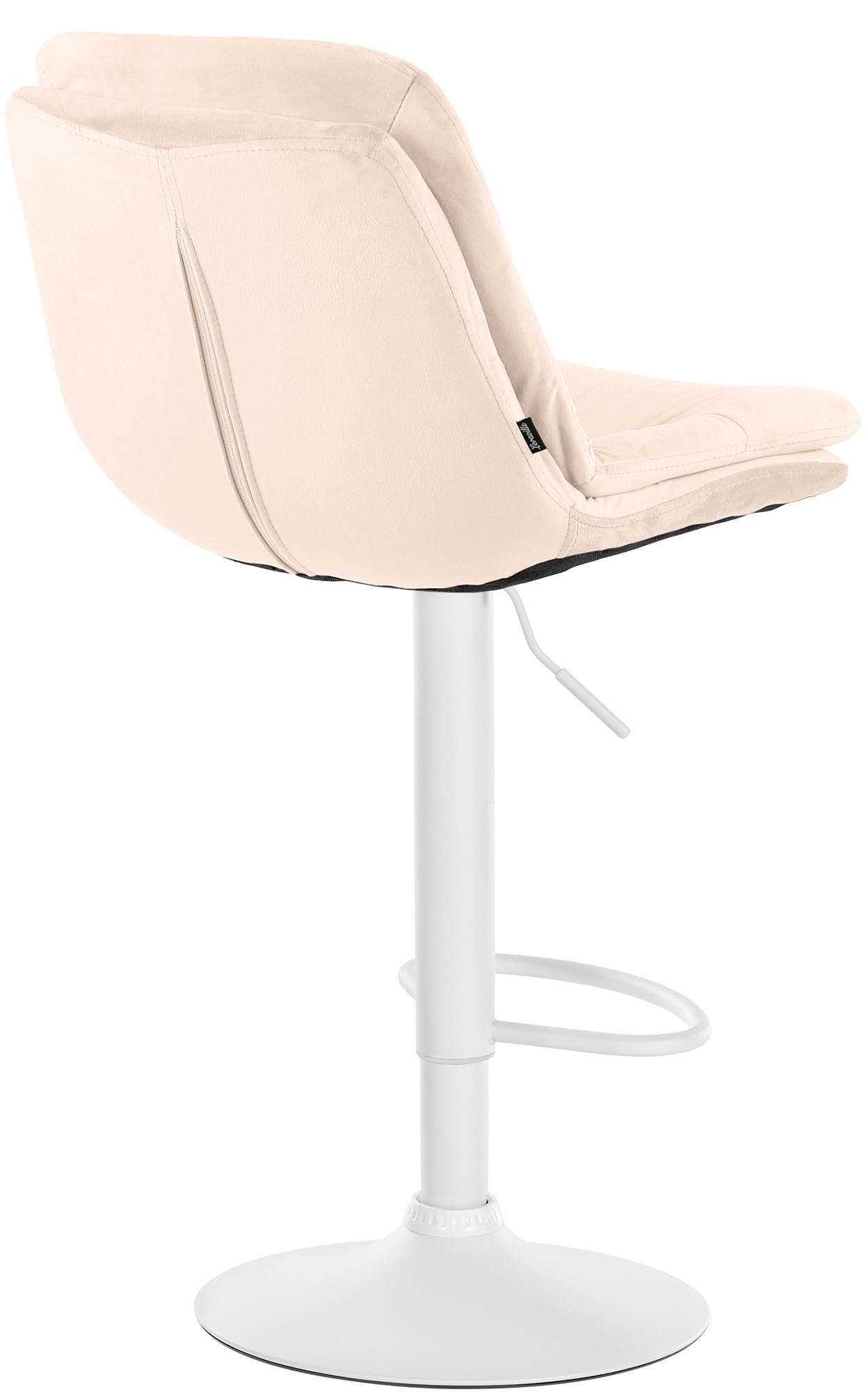 Tabouret de bar Laurel velours