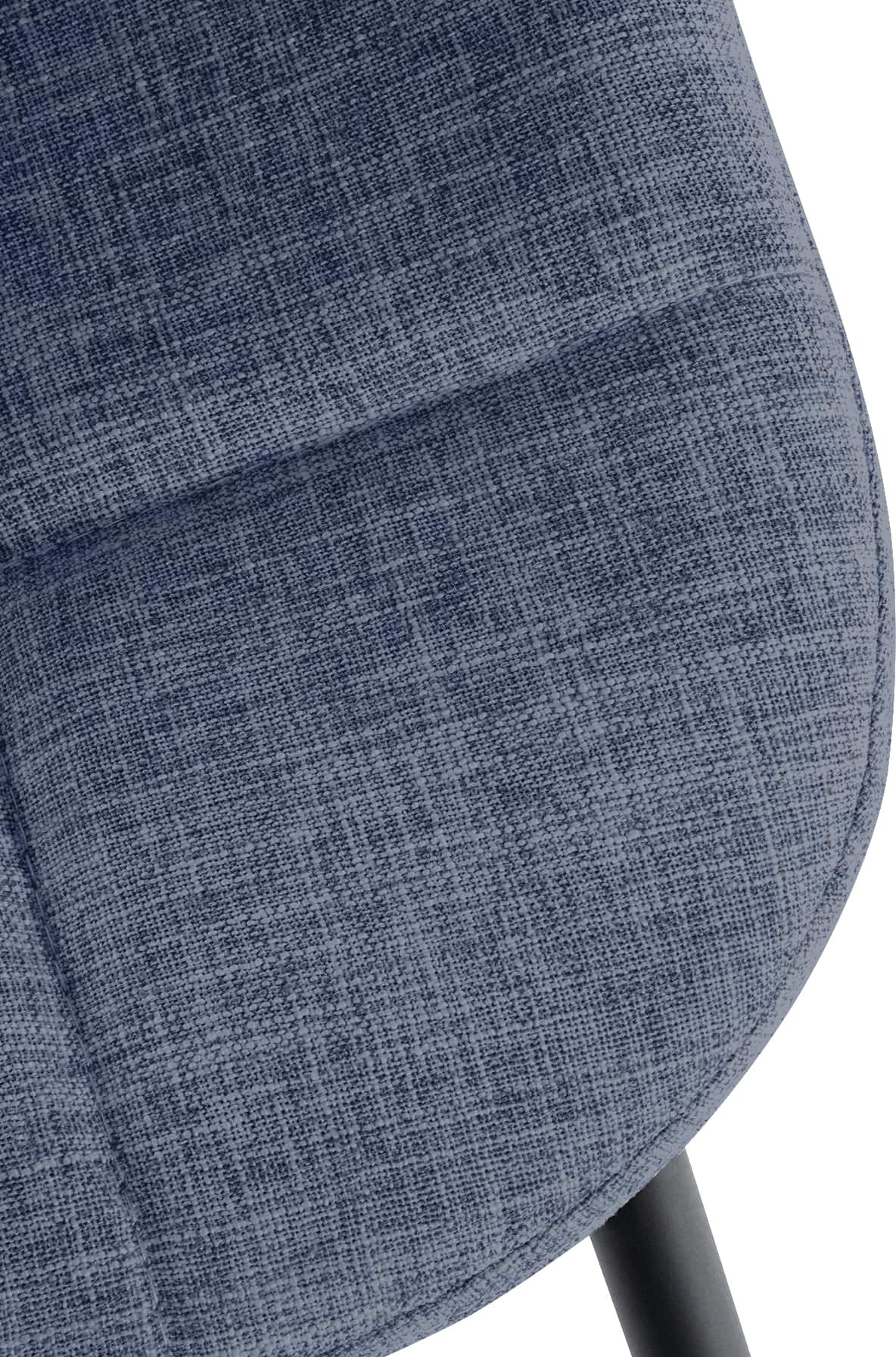 Chaise de salle à manger Tom avec Pieds en métal noir