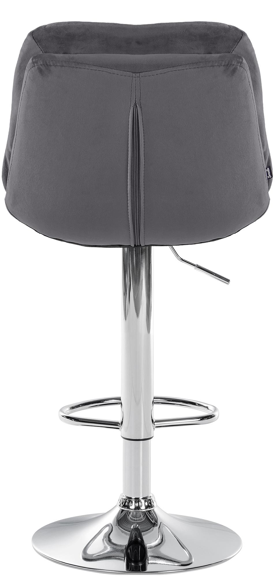 Tabouret de bar Laurel velours