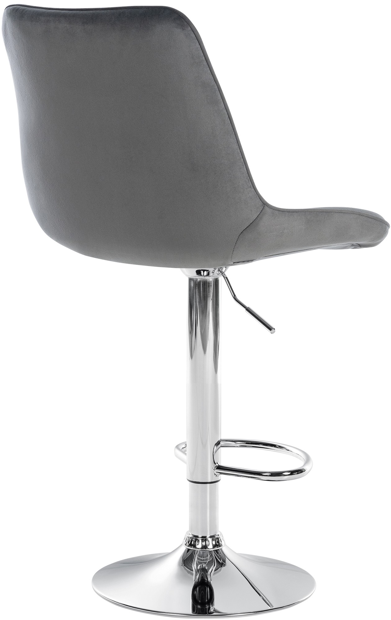 Tabouret de bar Toni en velours