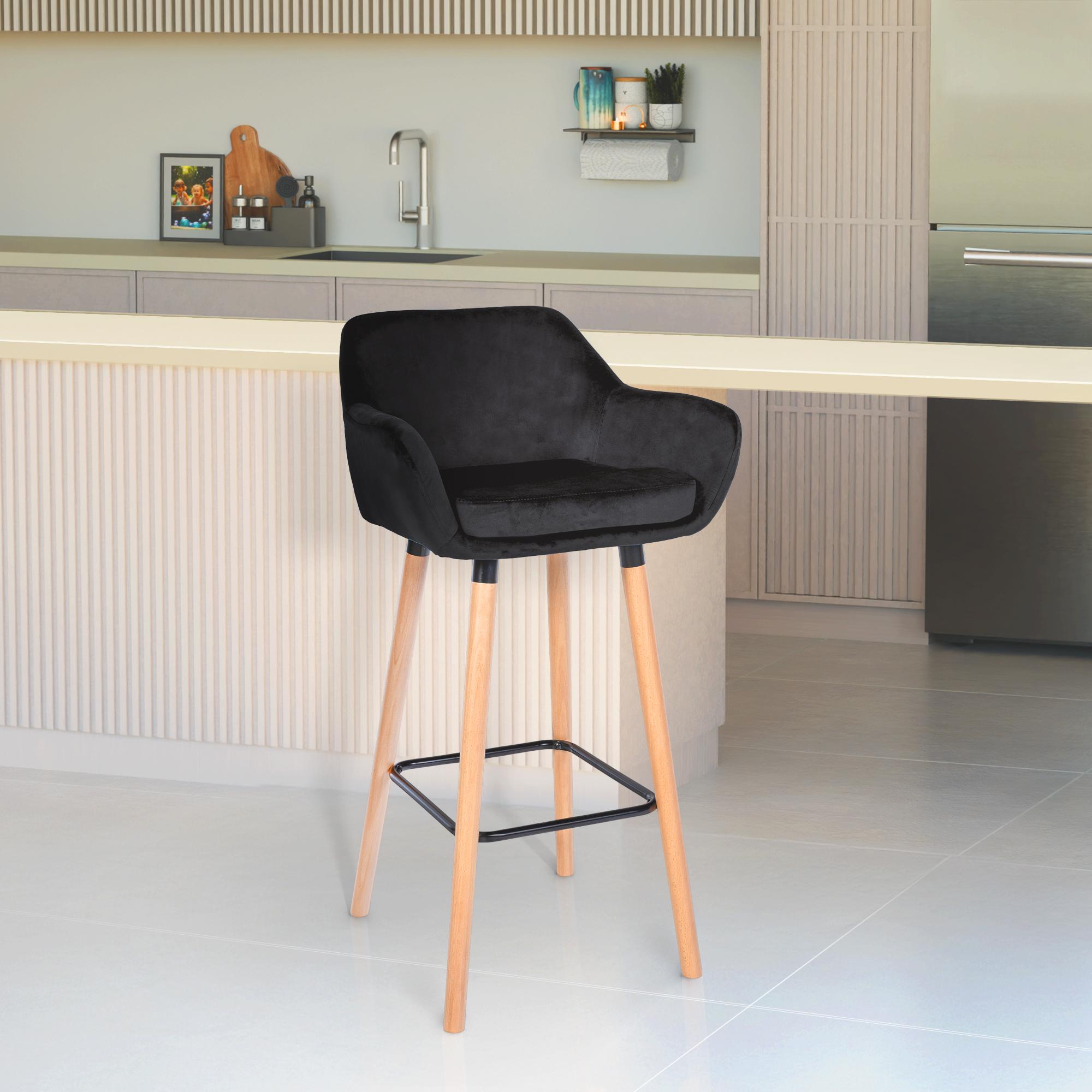 Tabouret de Bar Grant Velours