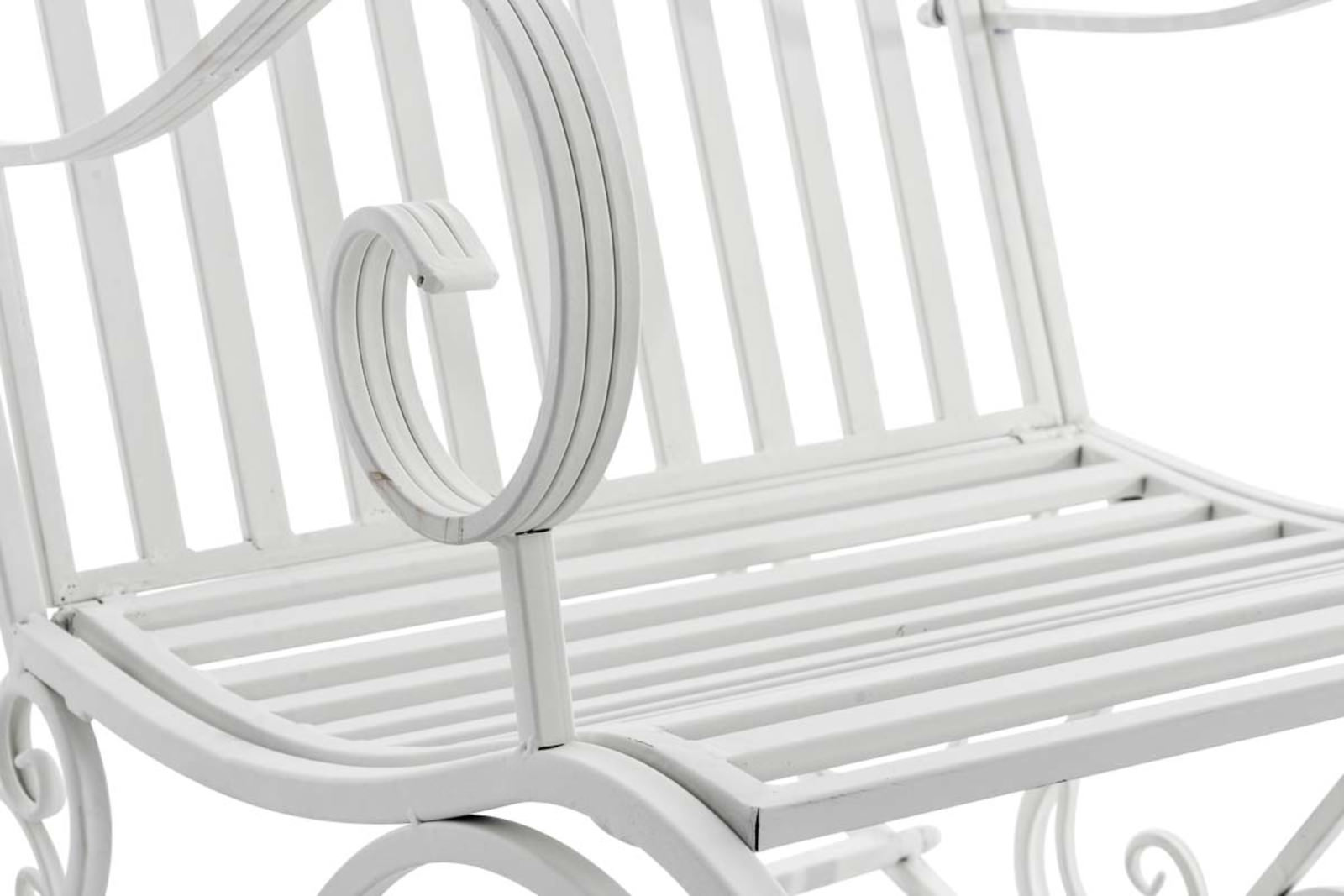 Lot de 2 Fauteuils à bascule d'extérieur Smilla en fer forgé
