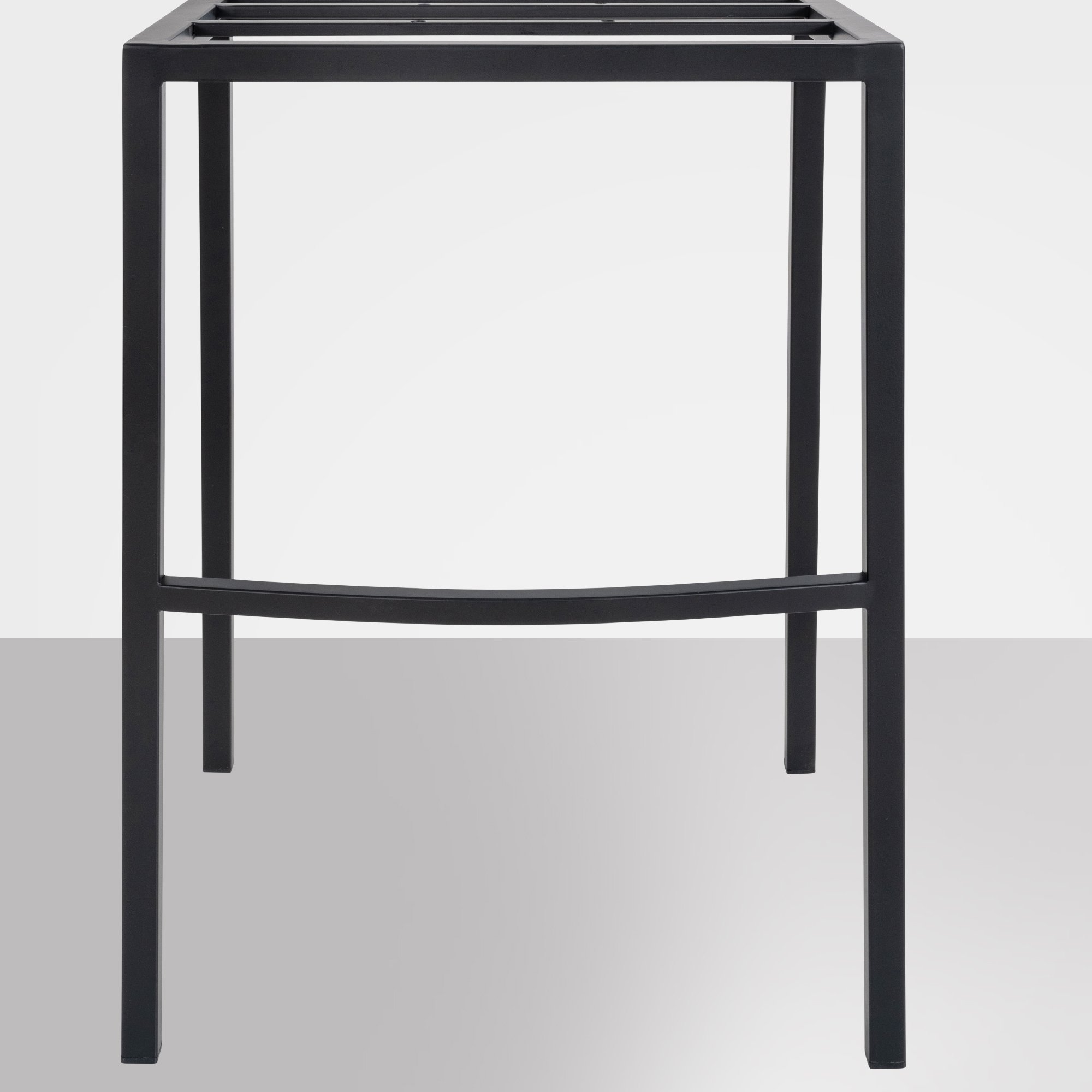 Tabouret de bar Damaso en velours avec pietement a quatre pieds