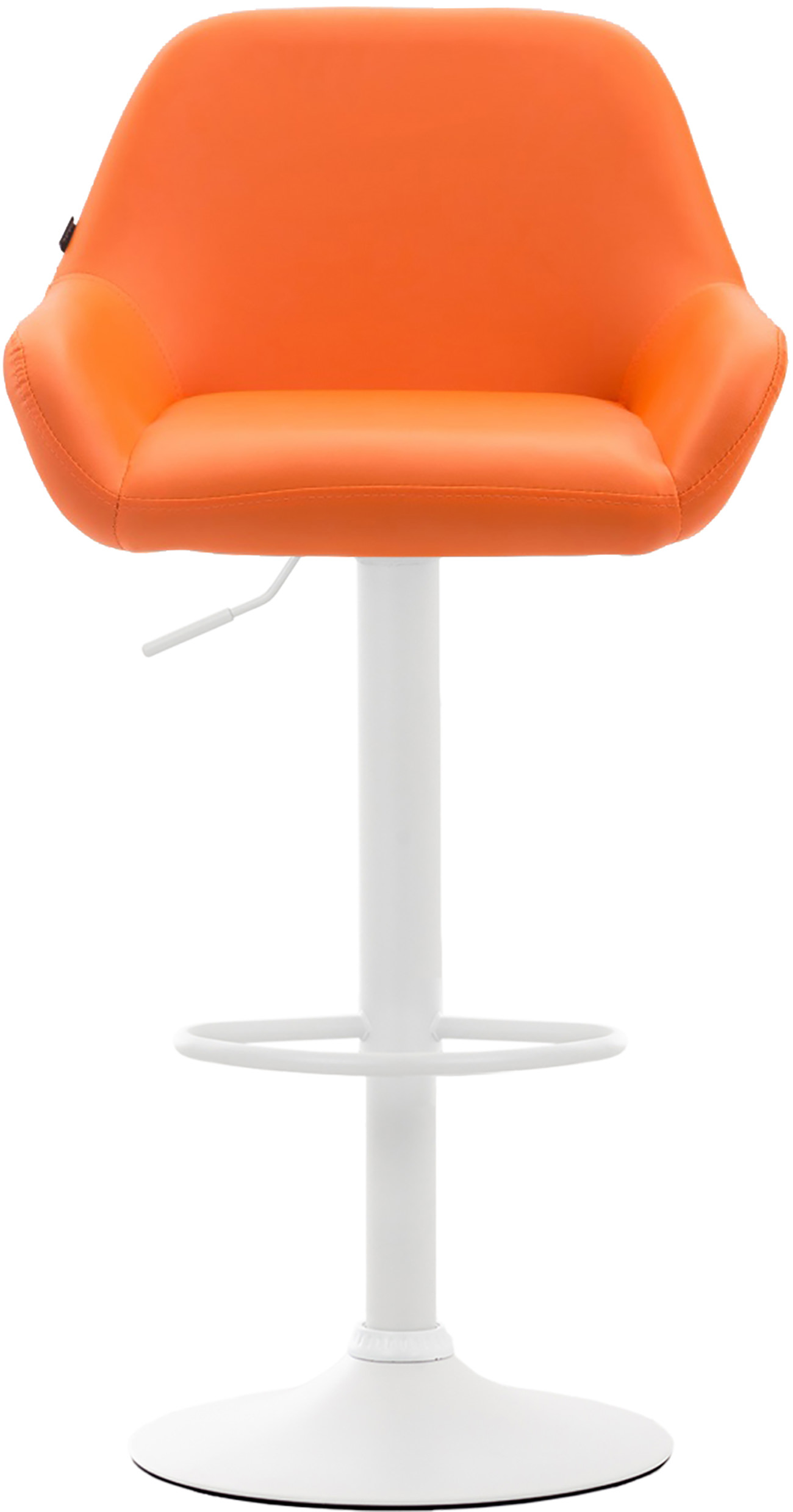 Lot de 2 tabourets de bar Braga en Similicuir