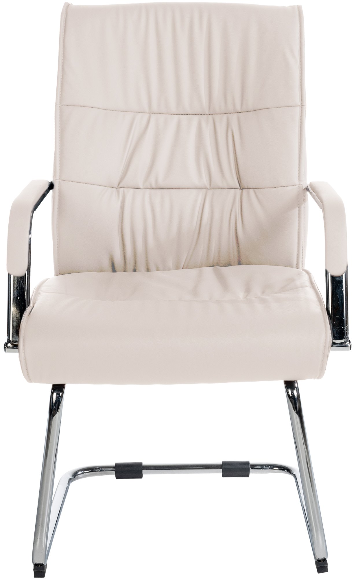 Lot de 2 Chaises Cantilever Sievert en similicuir avec accoudoirs