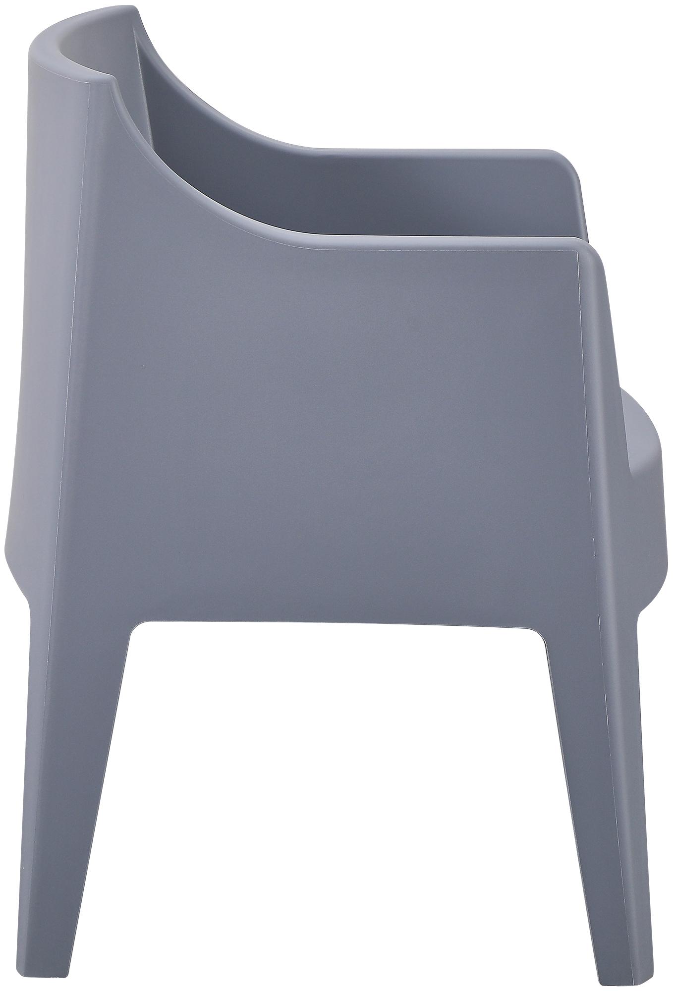 Lot de 6 Chaises de Jardin Bartal Empilables en Polypropylène Résistant aux UV et Intempéries - Fauteuils d'Extérieur Design