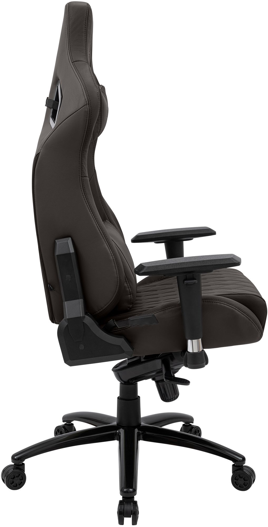 Fauteuil de bureau Keren revêtement en cuir véritable