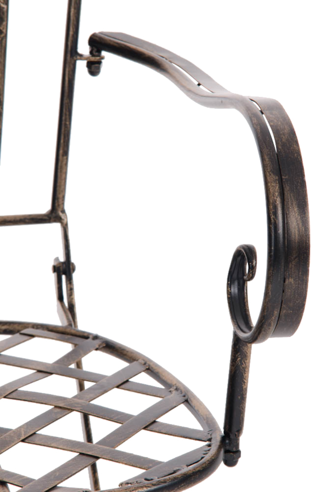 Lot de 2 chaises de jardin pliables Adara en fer