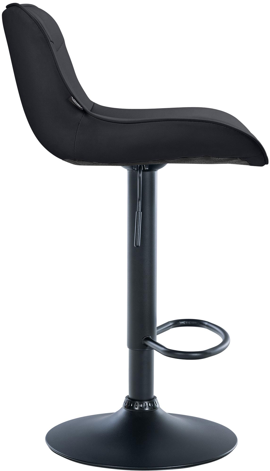 Lot de 2 tabourets de bar Vonore en similicuir