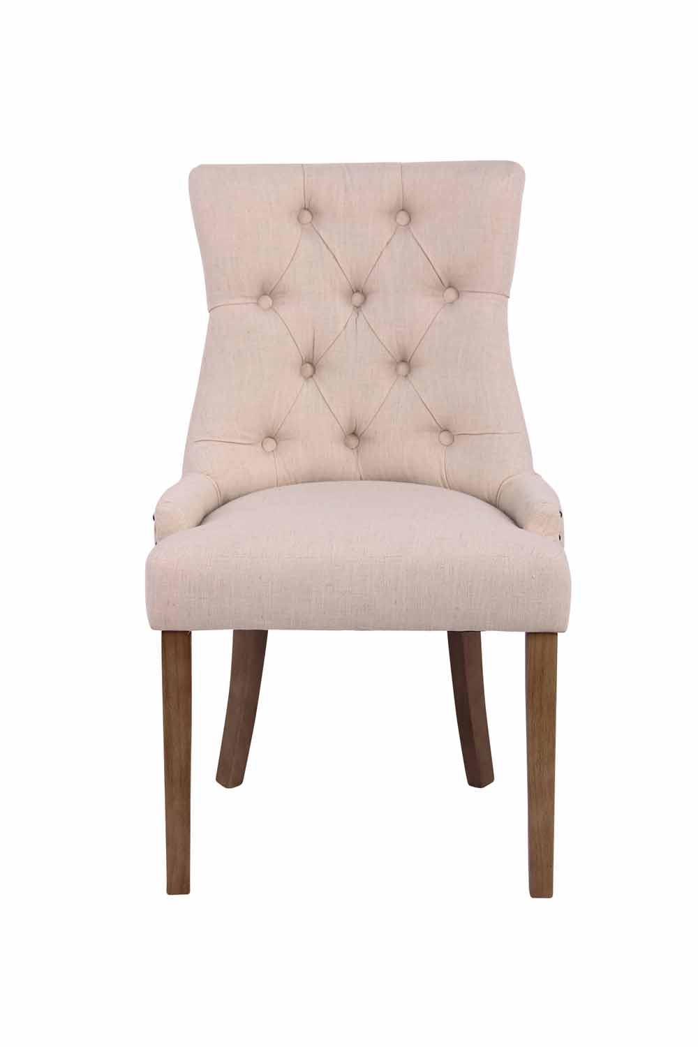 Lot de 2 chaises de salle à manger Aberdeen en tissu