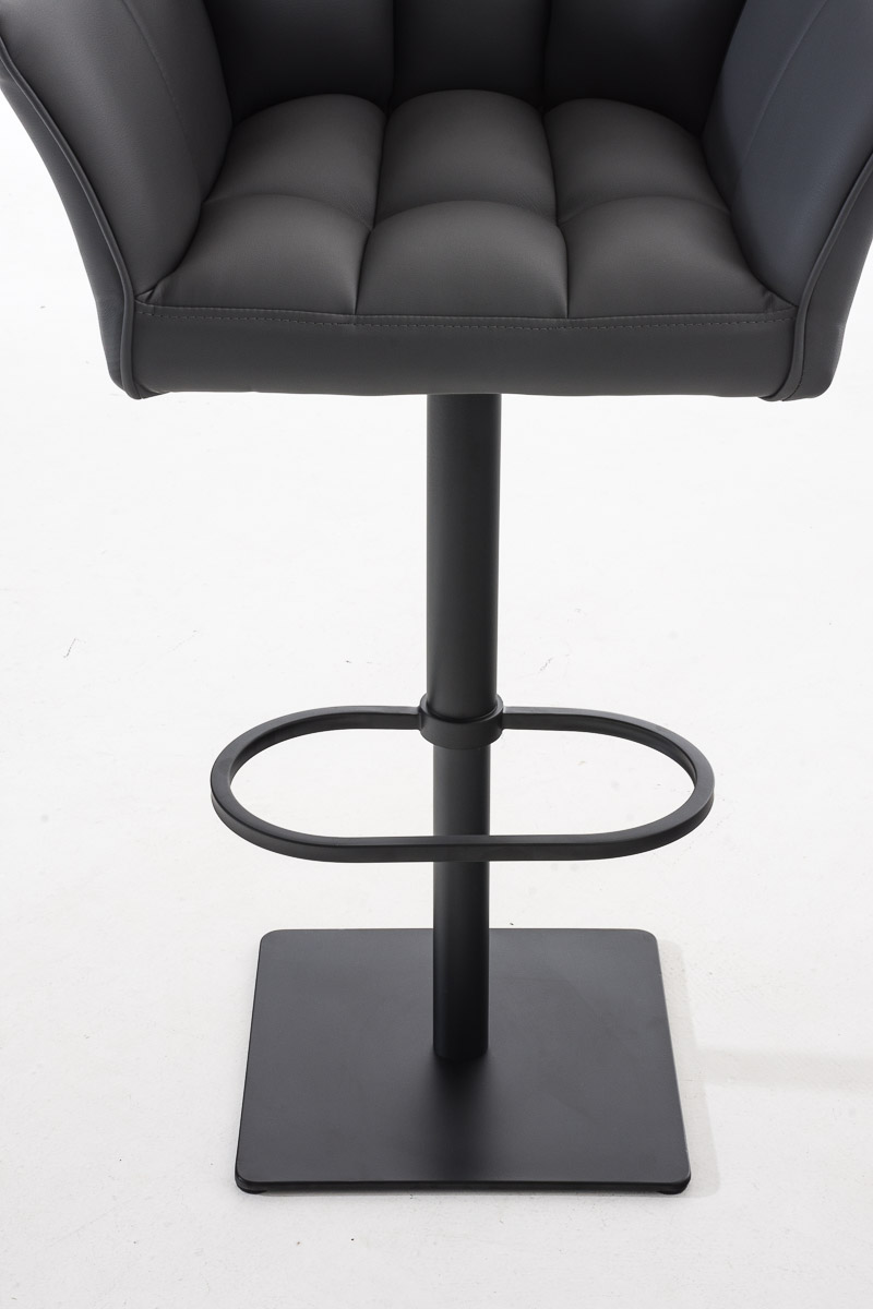 Lot de 2 tabourets de bar Damaso en similicuir
