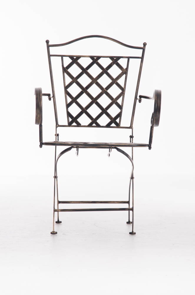 Chaise de jardin ADARA en fer forgé
