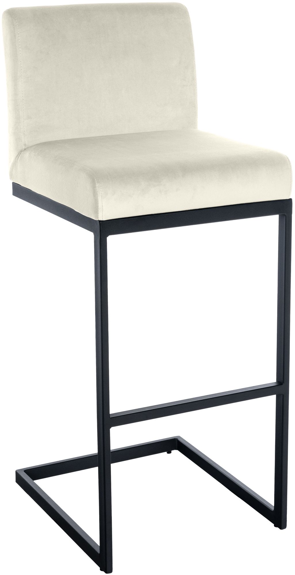 Tabouret de bar Hopewell velours