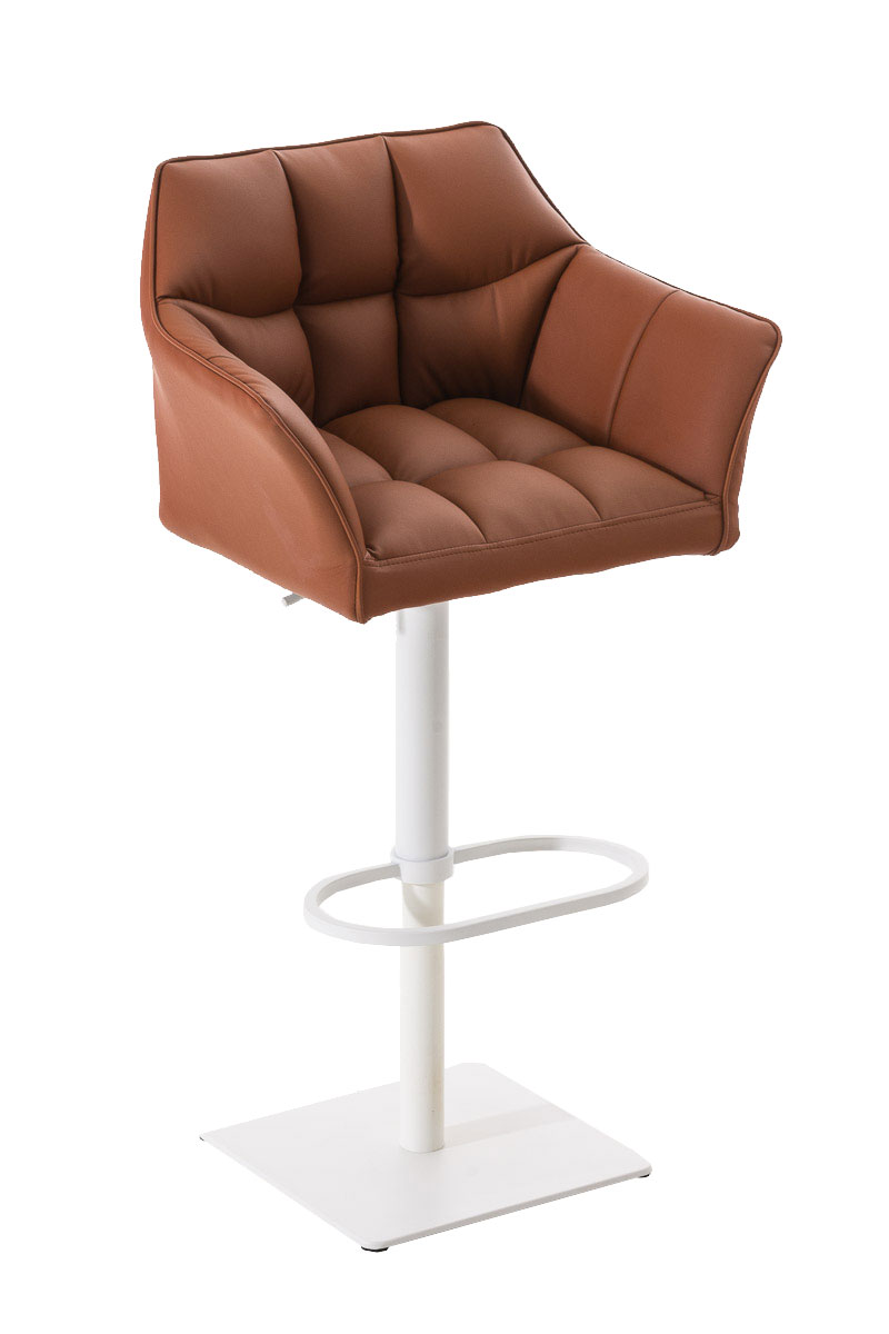 Tabouret de bar Damaso avec revetement en similicuir