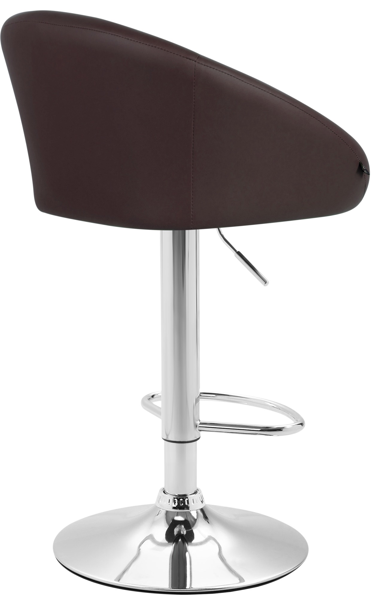 Tabouret de bar Miami V2 similicuir avec pied en métal