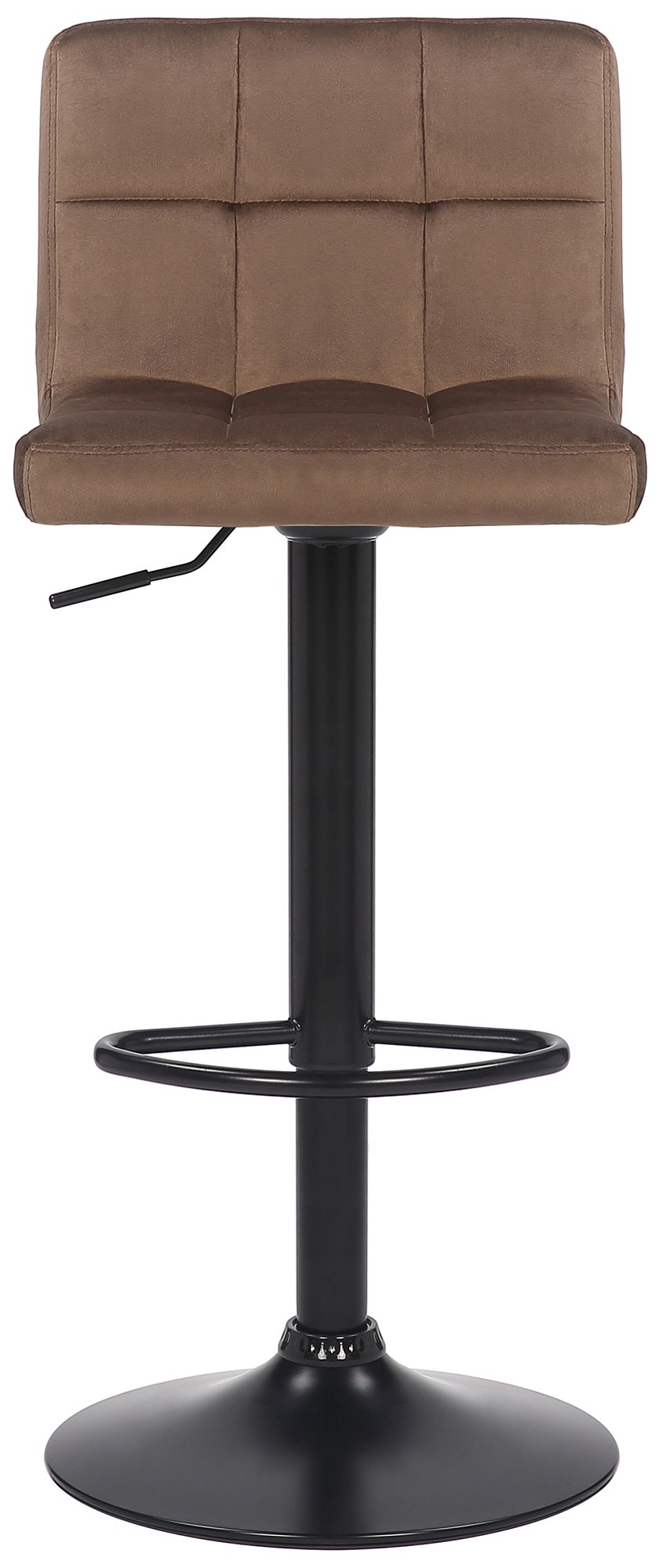 Lot de 4 tabourets de bar Feni velours