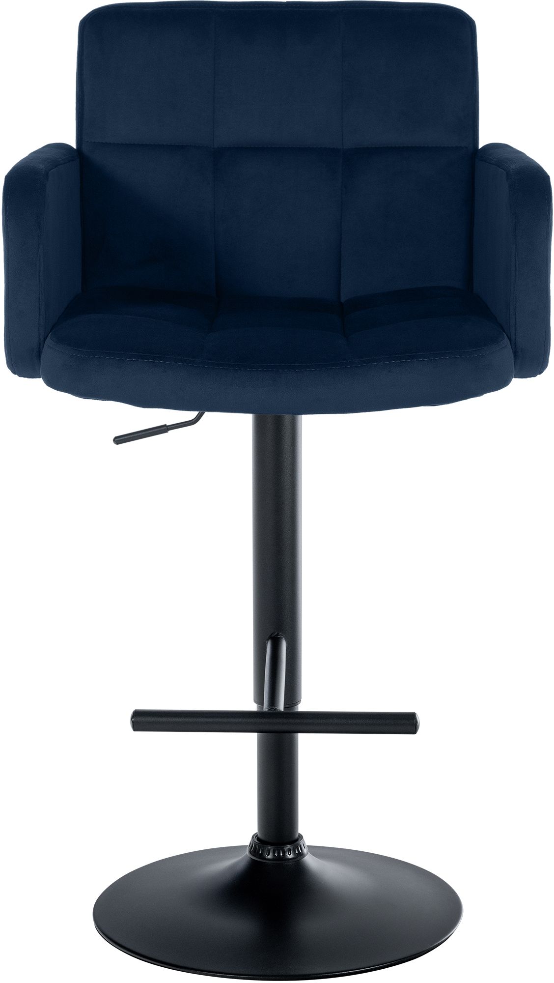 Lot de 2 tabourets de bar Los Angeles velours