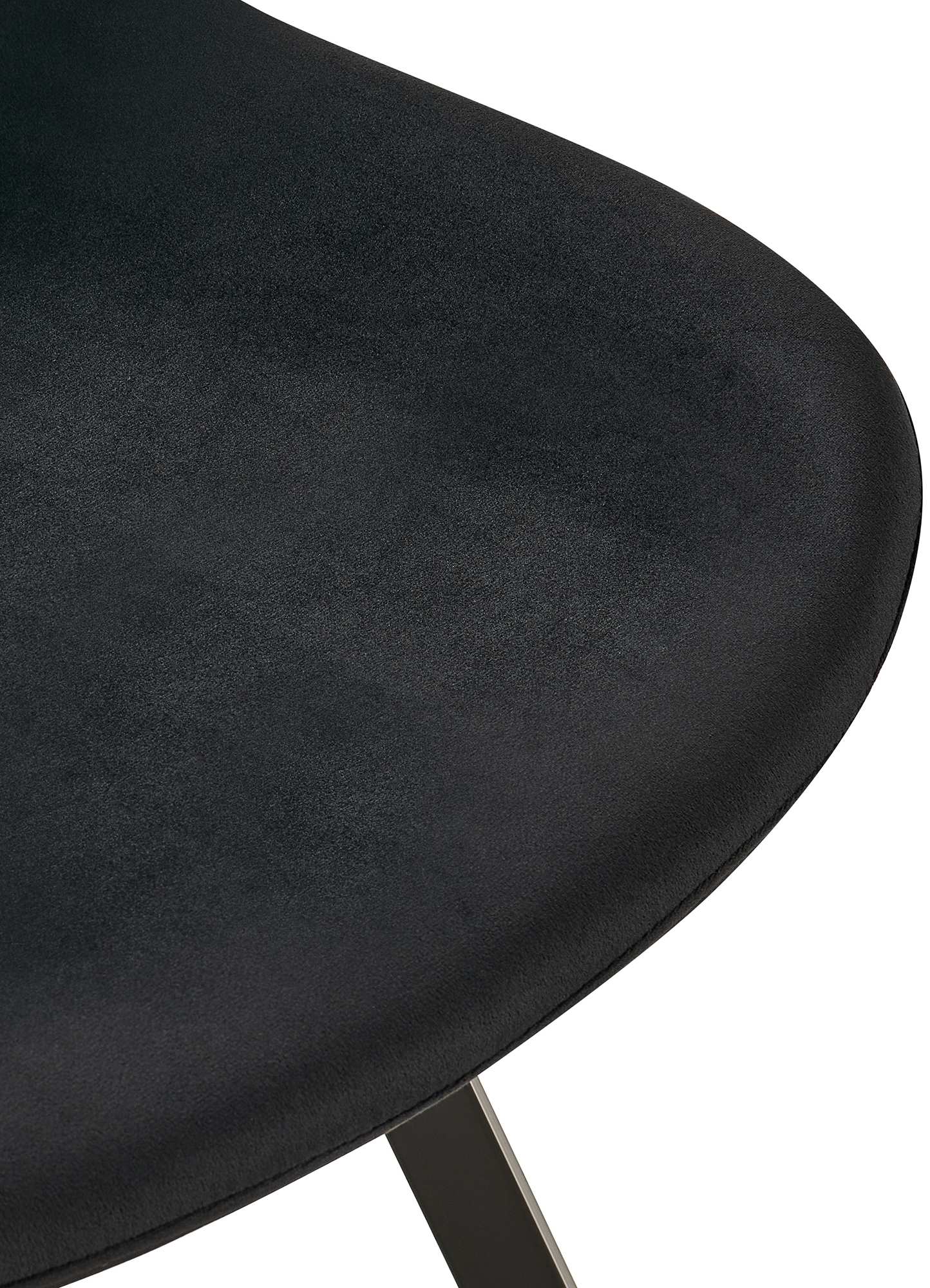 Lot de 2 chaises de salle à manger Lewes velours