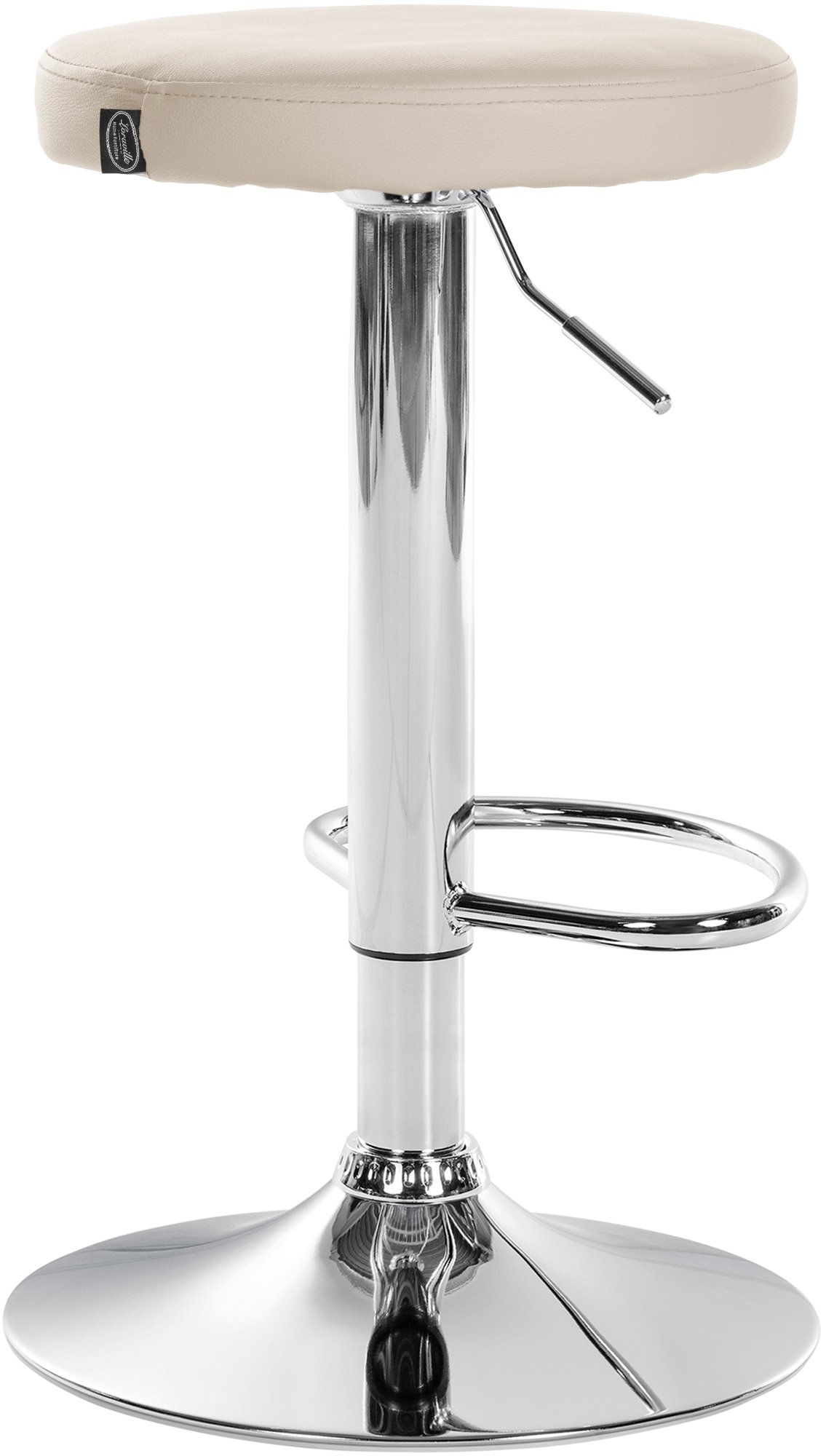 Lot de 2 tabourets de bar Ponte en similicuir