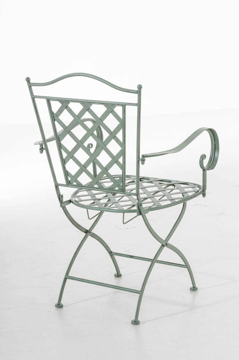 Chaise de jardin ADARA en fer forgé