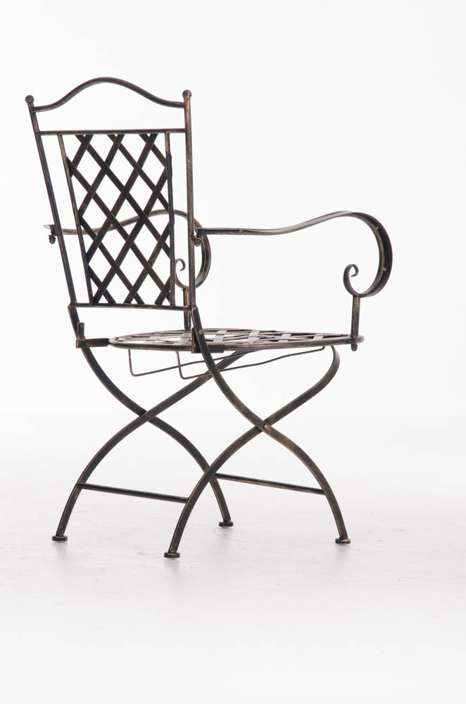 Chaise de jardin ADARA en fer forgé