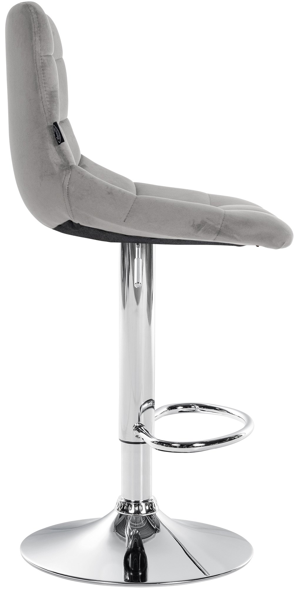 Tabouret de bar Jerry velours